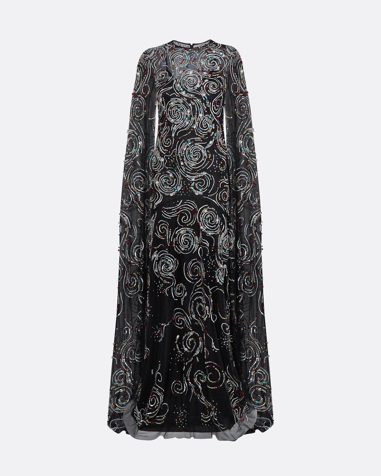Talina Black Long Dress