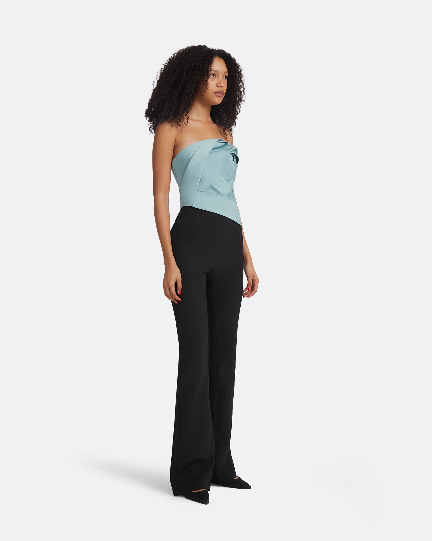 Olivina Black & Spearmint Jumpsuit