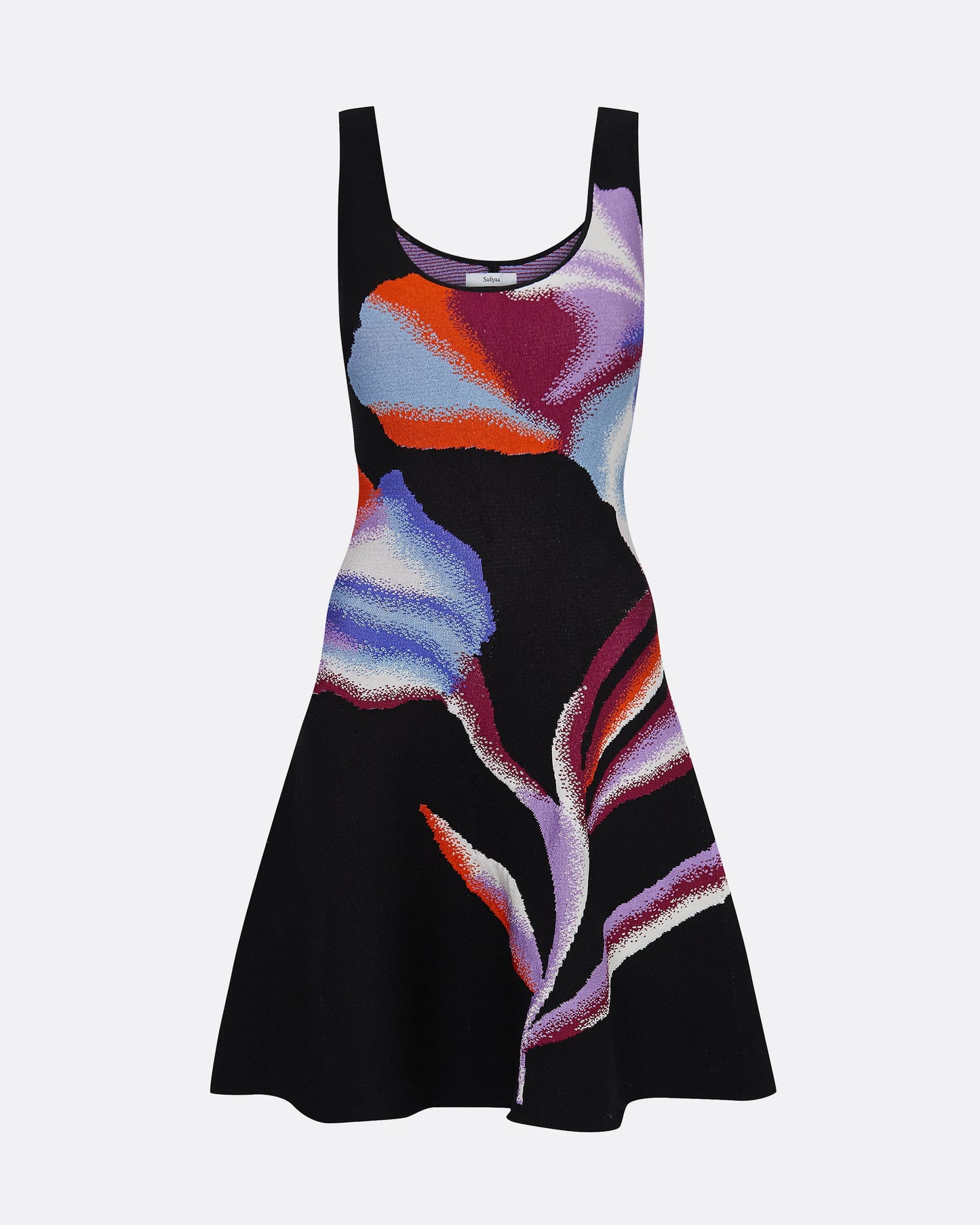 Yara Black Knit Short Dress