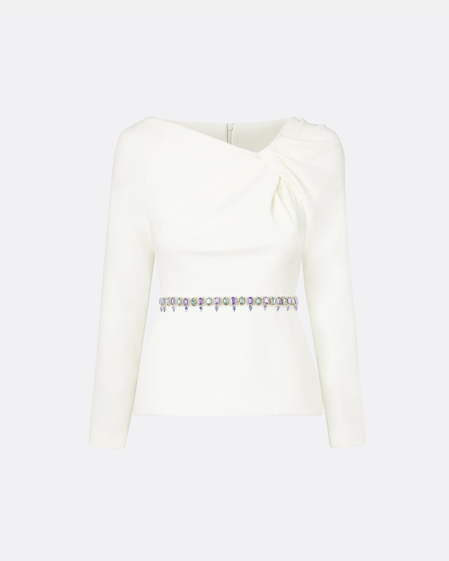 Manya Ivory Embroidered Top
