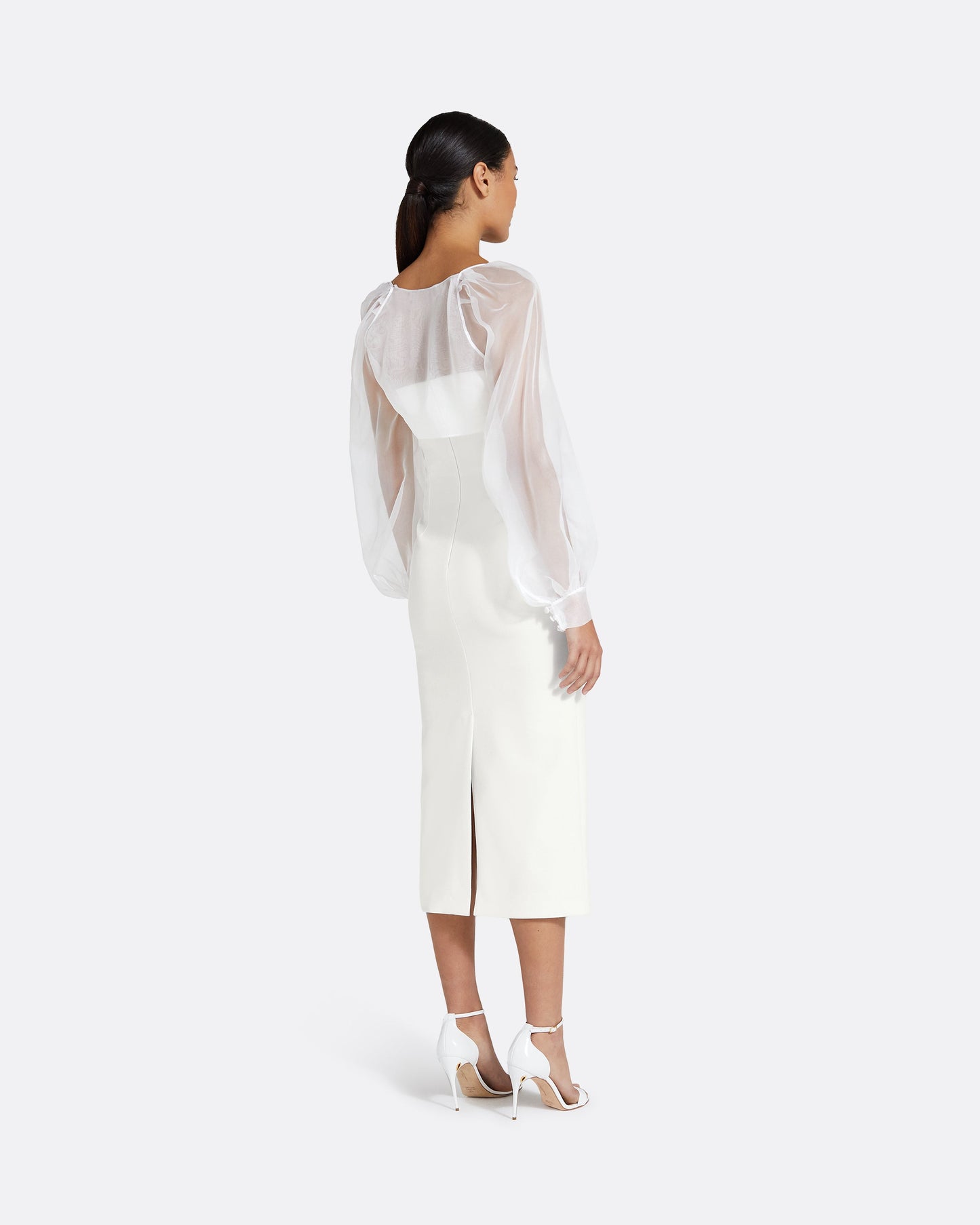 Catalina Ivory Midi Dress