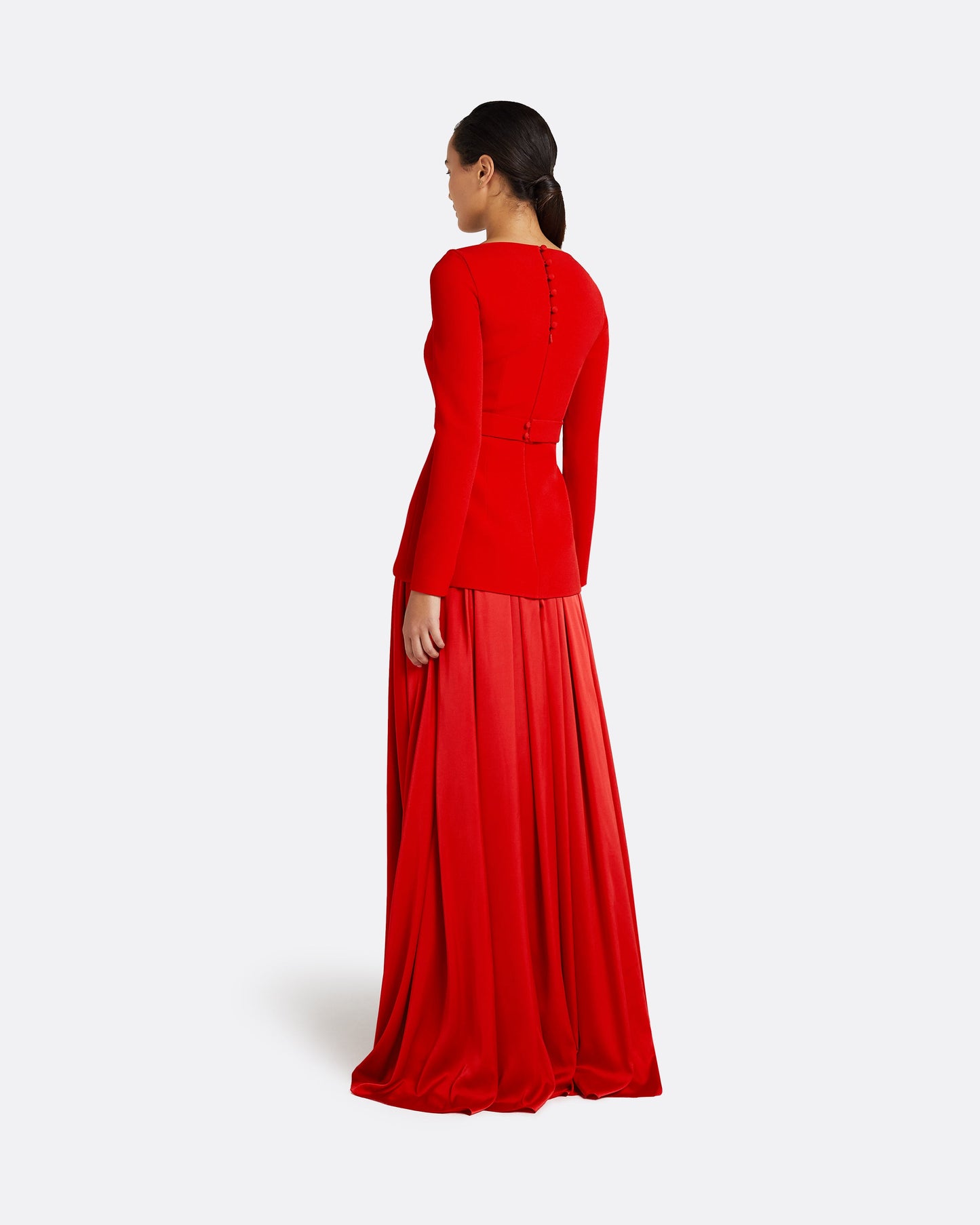 Desta Cherry Red Long Dress