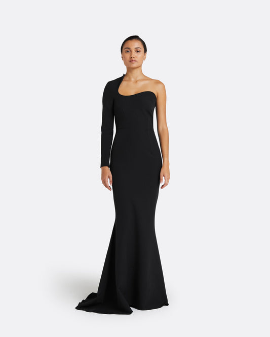 Aria Black Long Dress