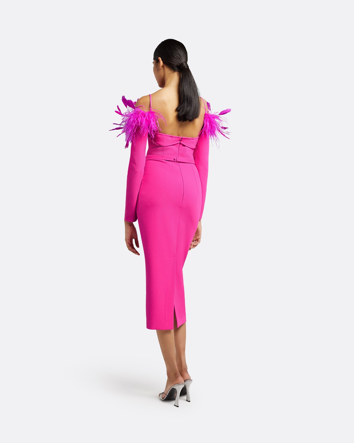 Vittoria Wild Strawberry Midi Dress