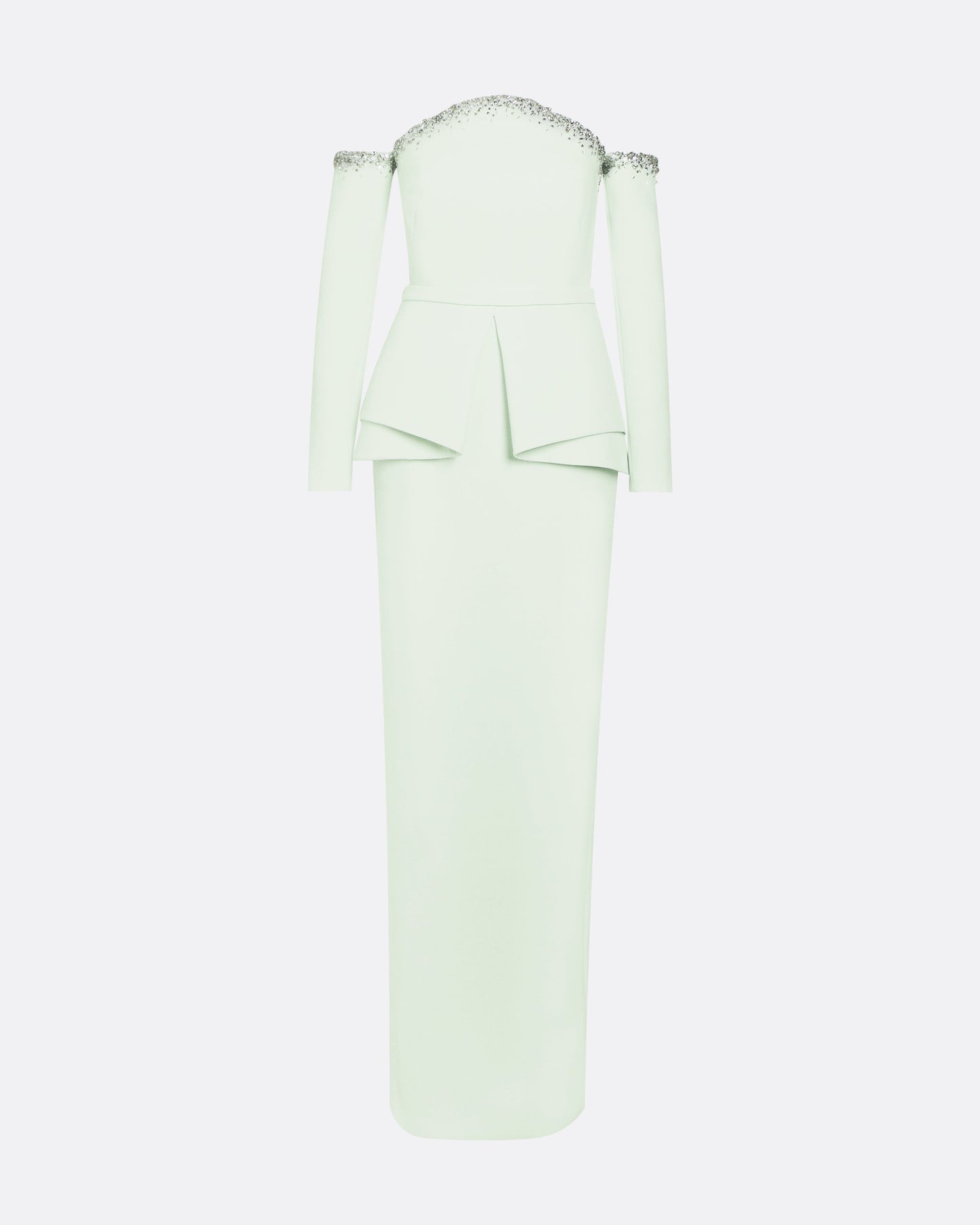 Giuliana Spearmint Long Dress