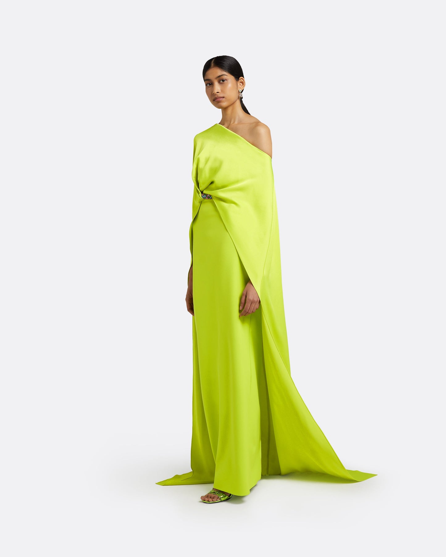 Cadenza Tendershoots Embroidered Long Dress