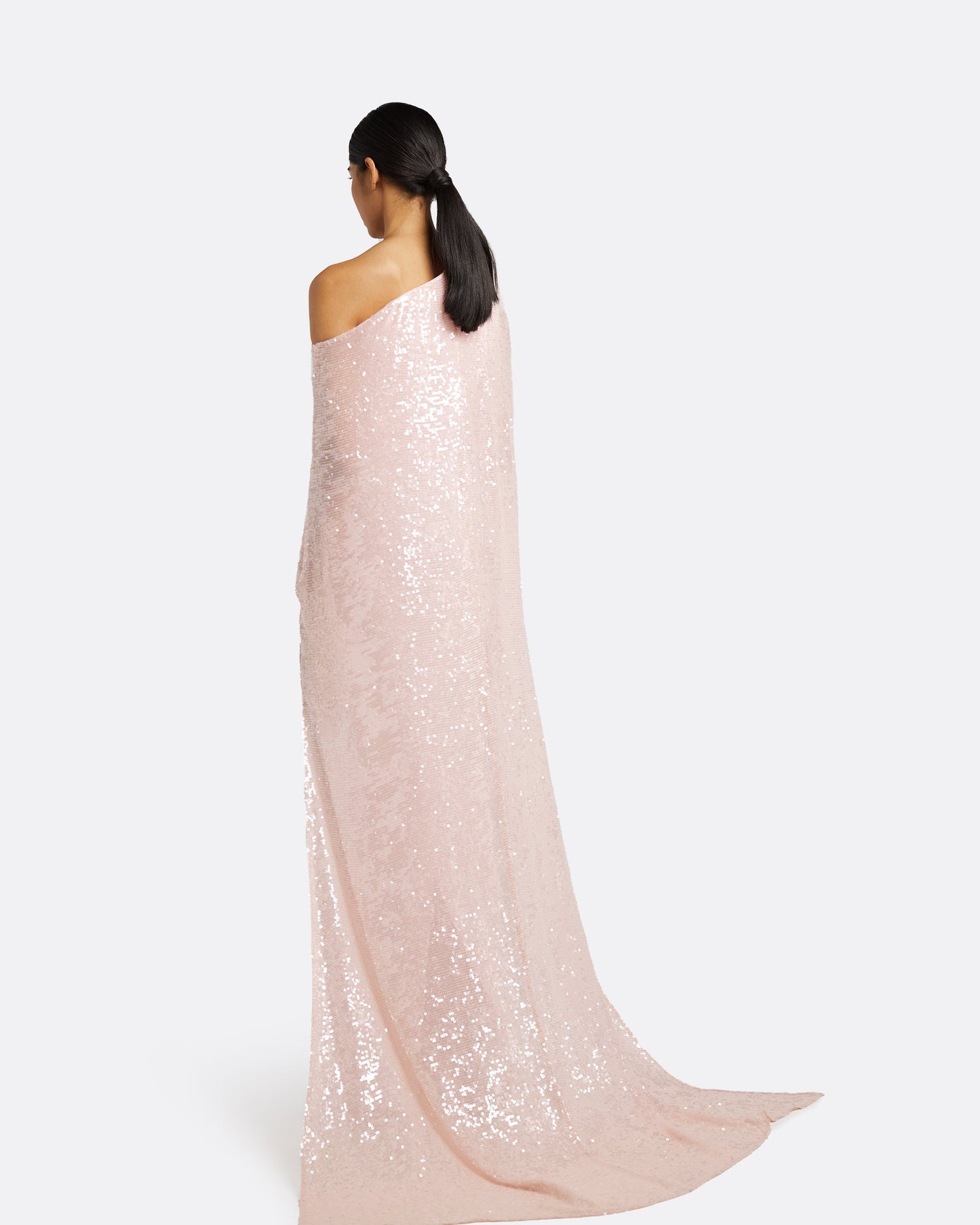 Cadenza Barely Pink Long Dress