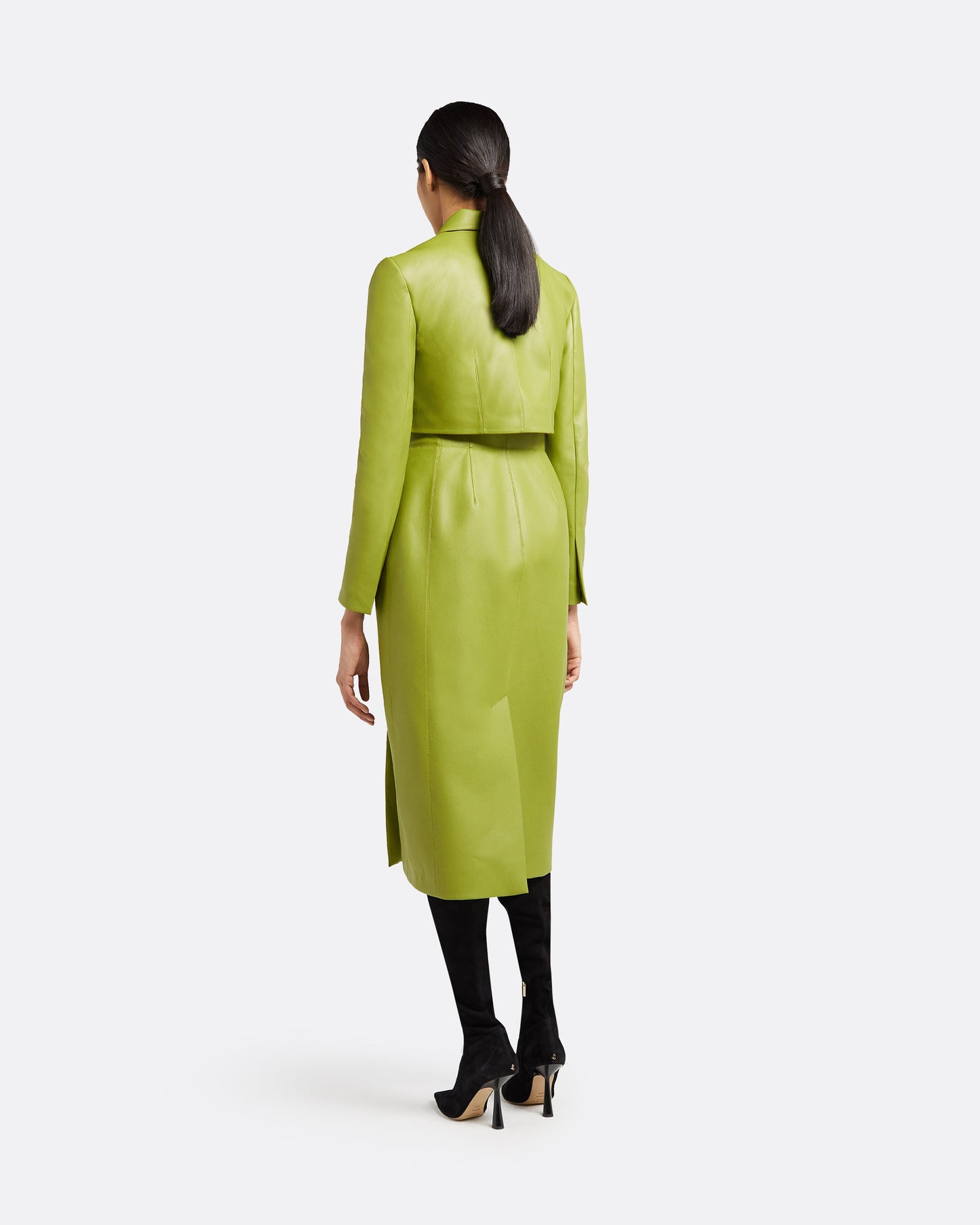 Ennis Woodbine Vegan Leather Coat