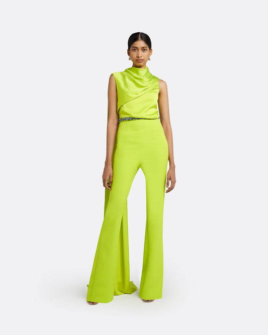 Cara Tendershoots Jumpsuit With Embroidered Belt