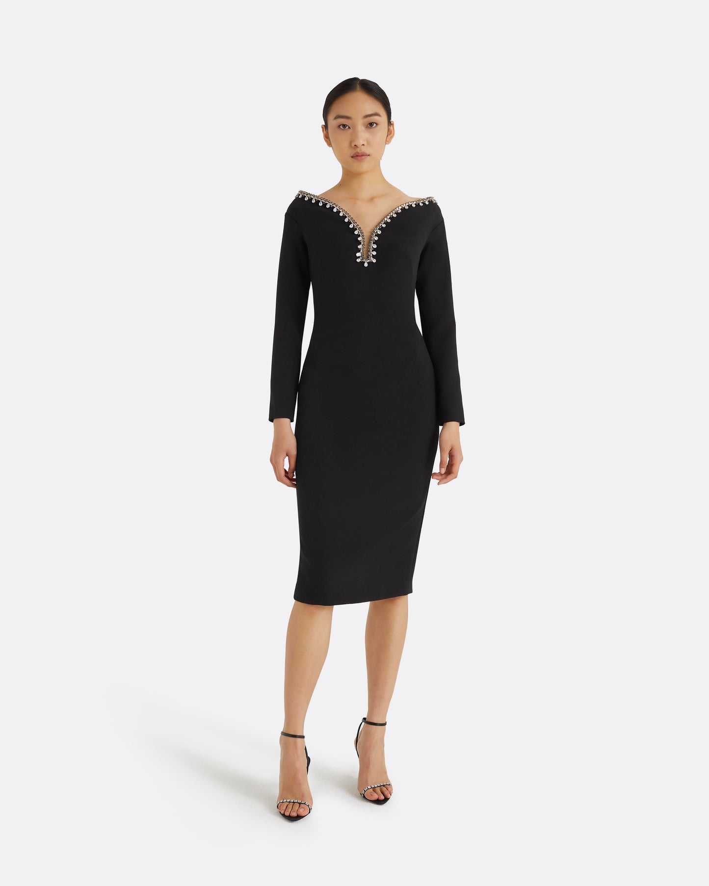 Smyth Black Midi Dress