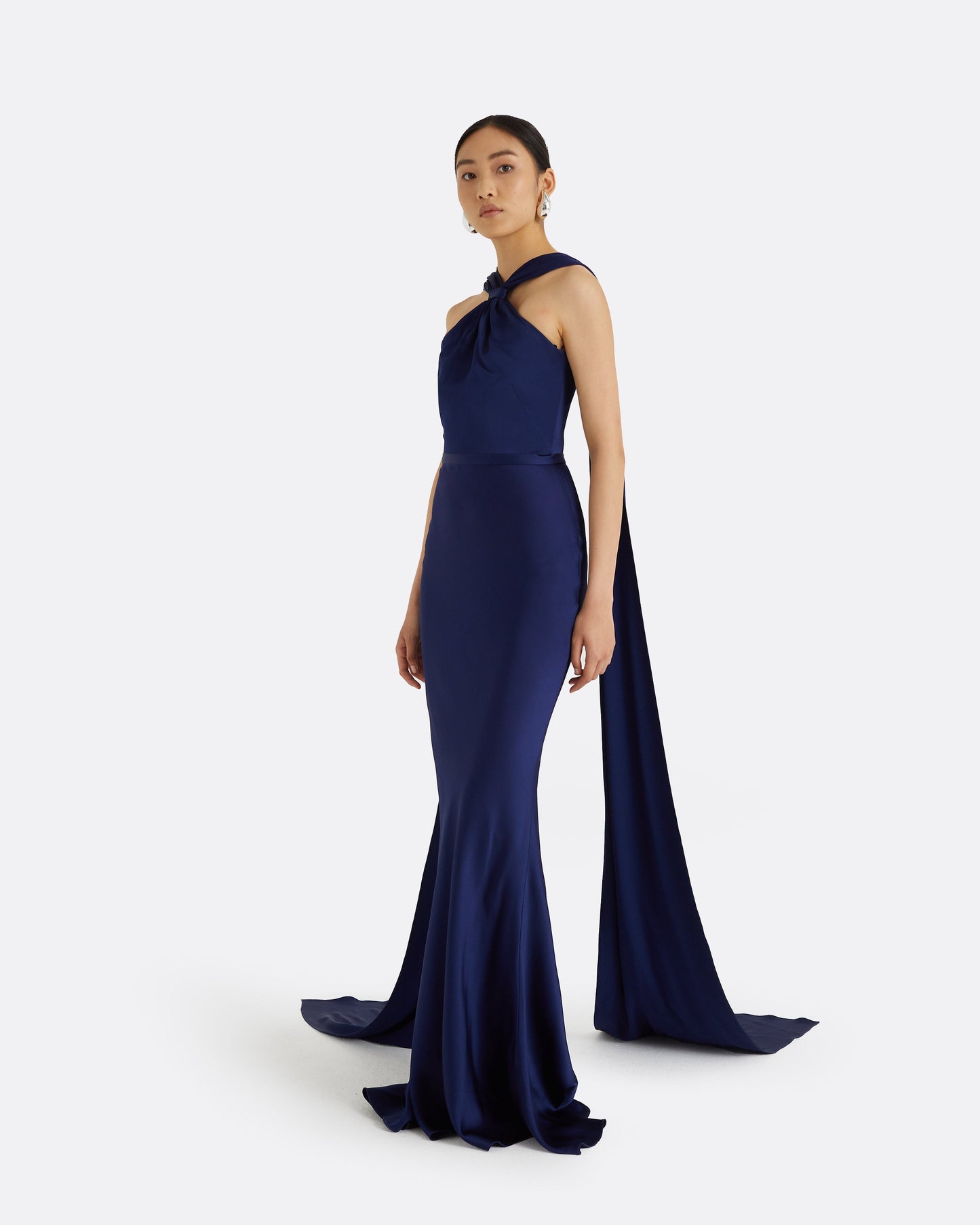 Lilien Maritime Long Dress