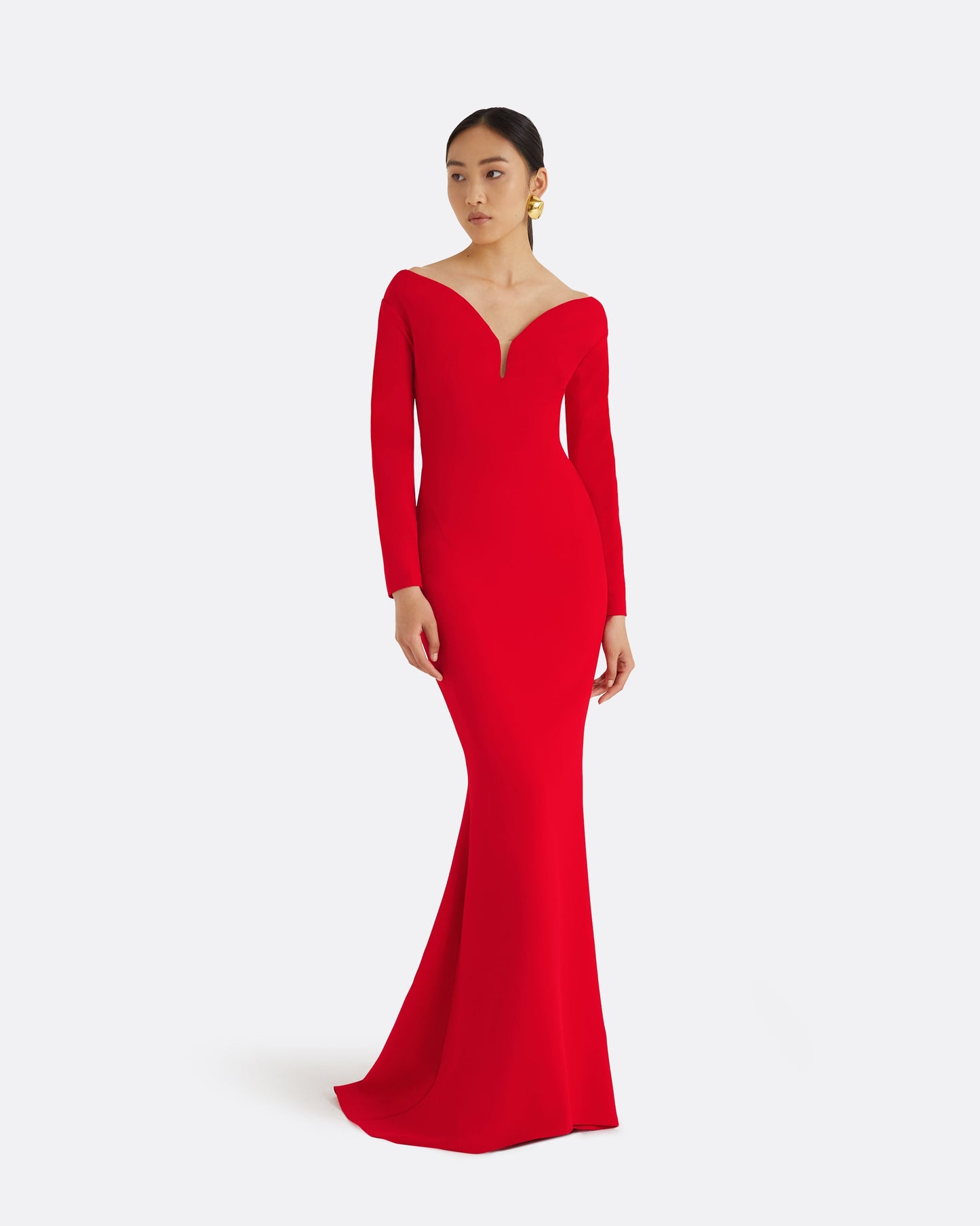 Wilson Cherry Red Long Dress