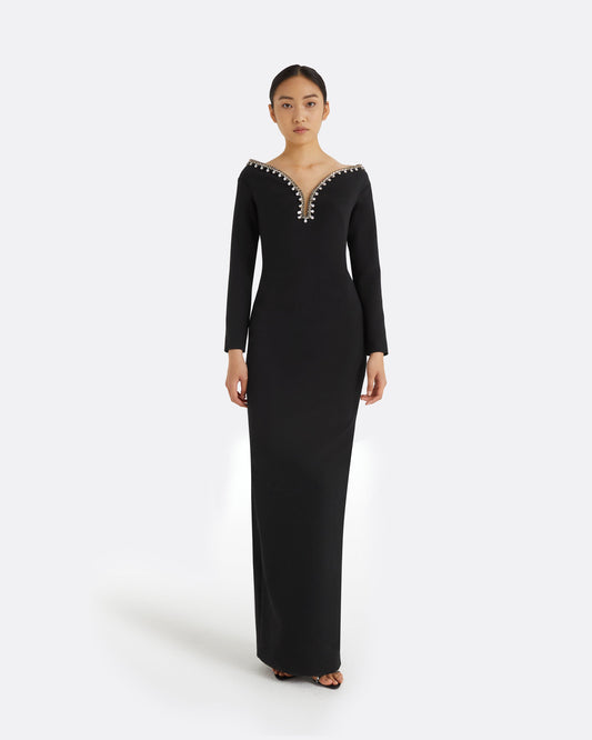 Wiil Black Long Dress