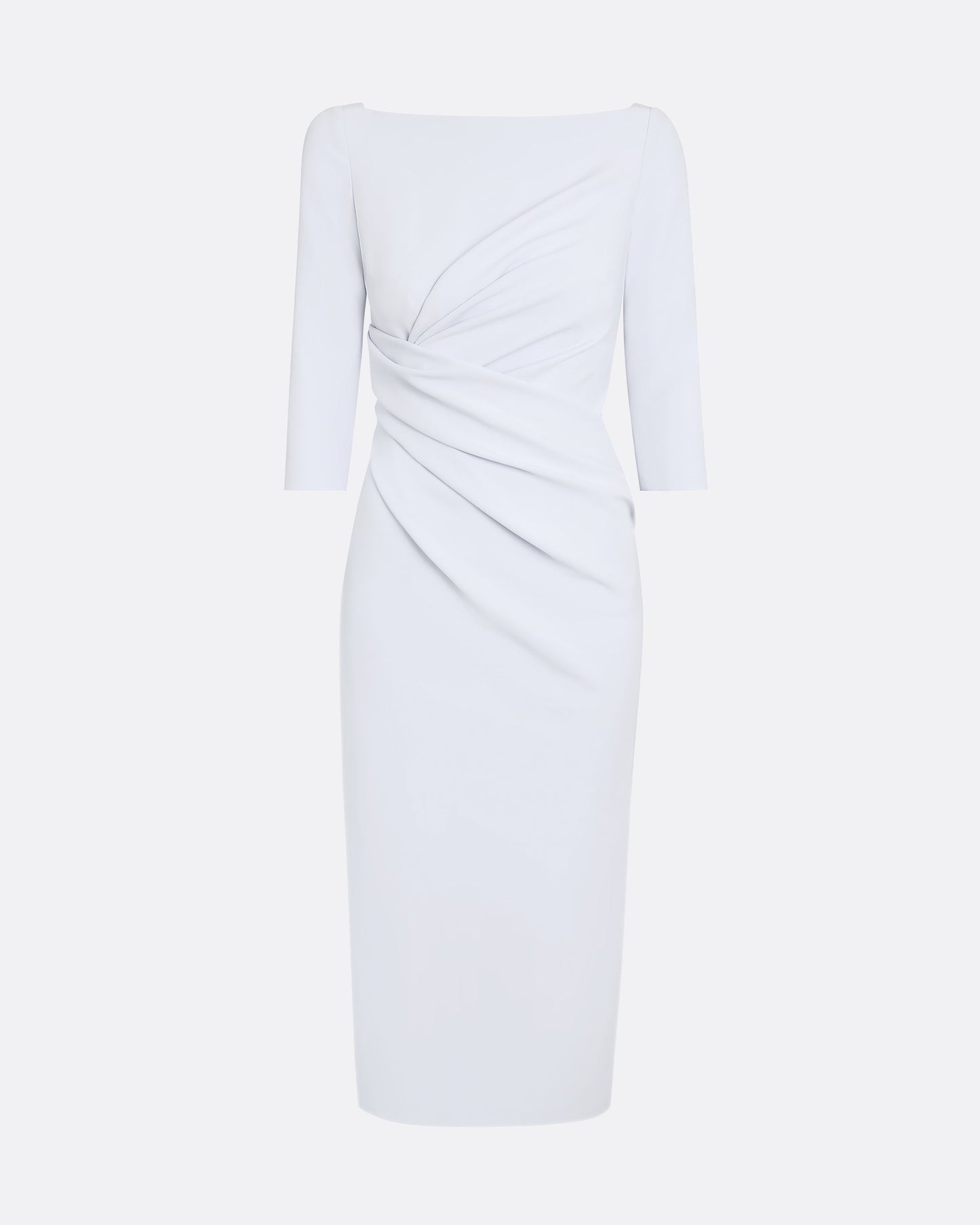 Asena Silk Blue Midi Dress