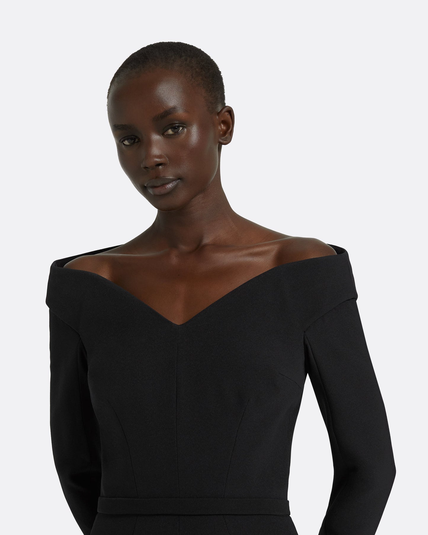 Asuman Black Midi Dress