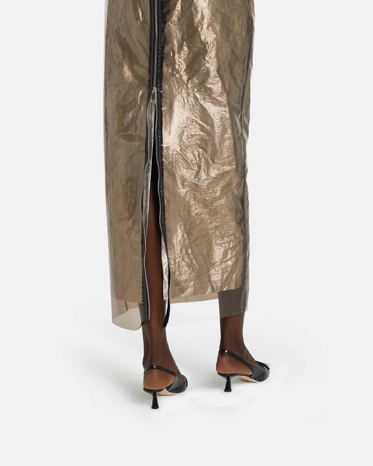 Amalia Taupe Midi Dress