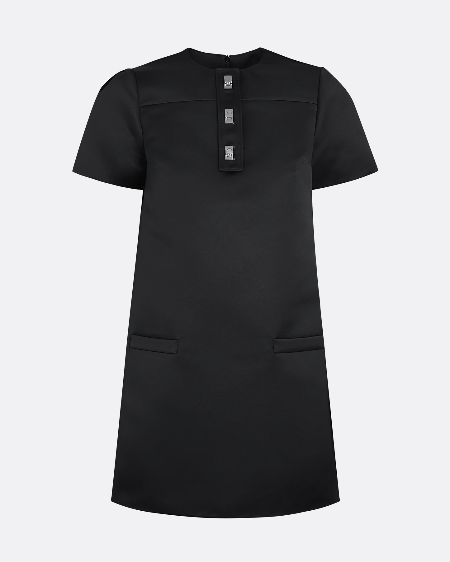 Damla Black Short Dress