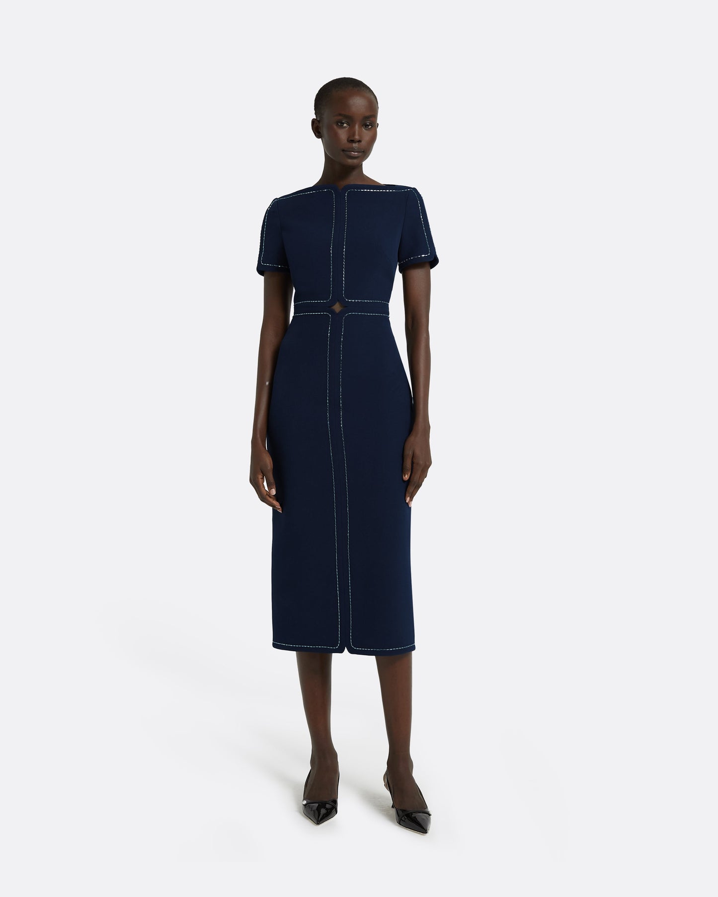 Janan Maritime Midi Dress