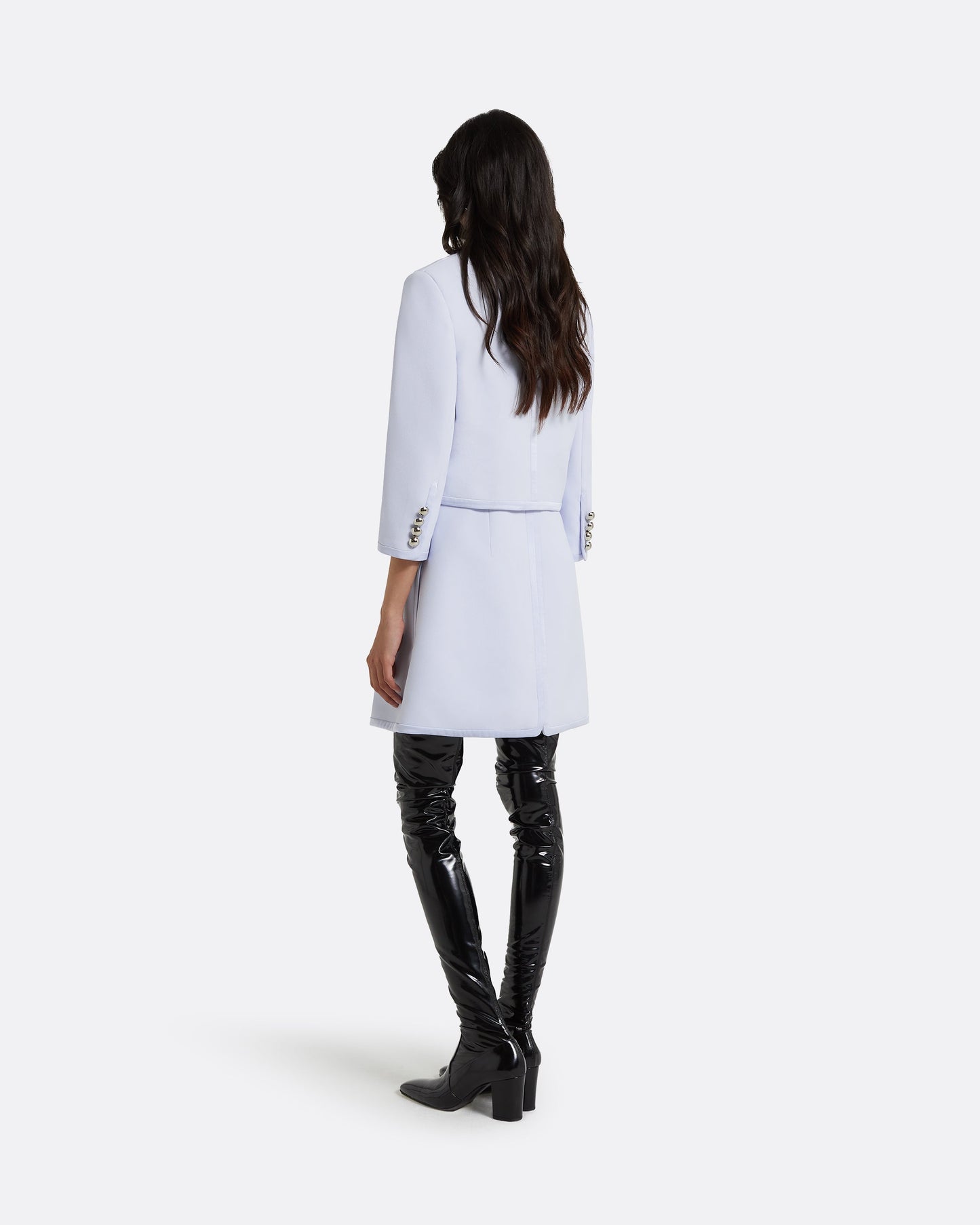 Niina Silk Blue Jacket