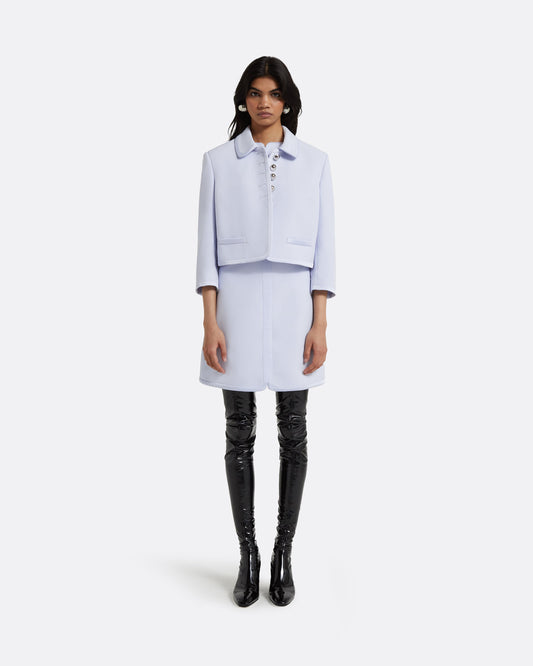 Niina Silk Blue Jacket