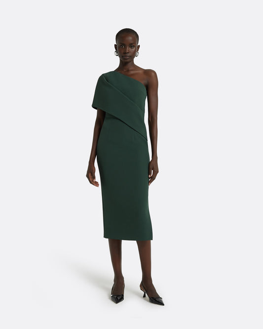 Florenca Darkest Spruce Midi Dress