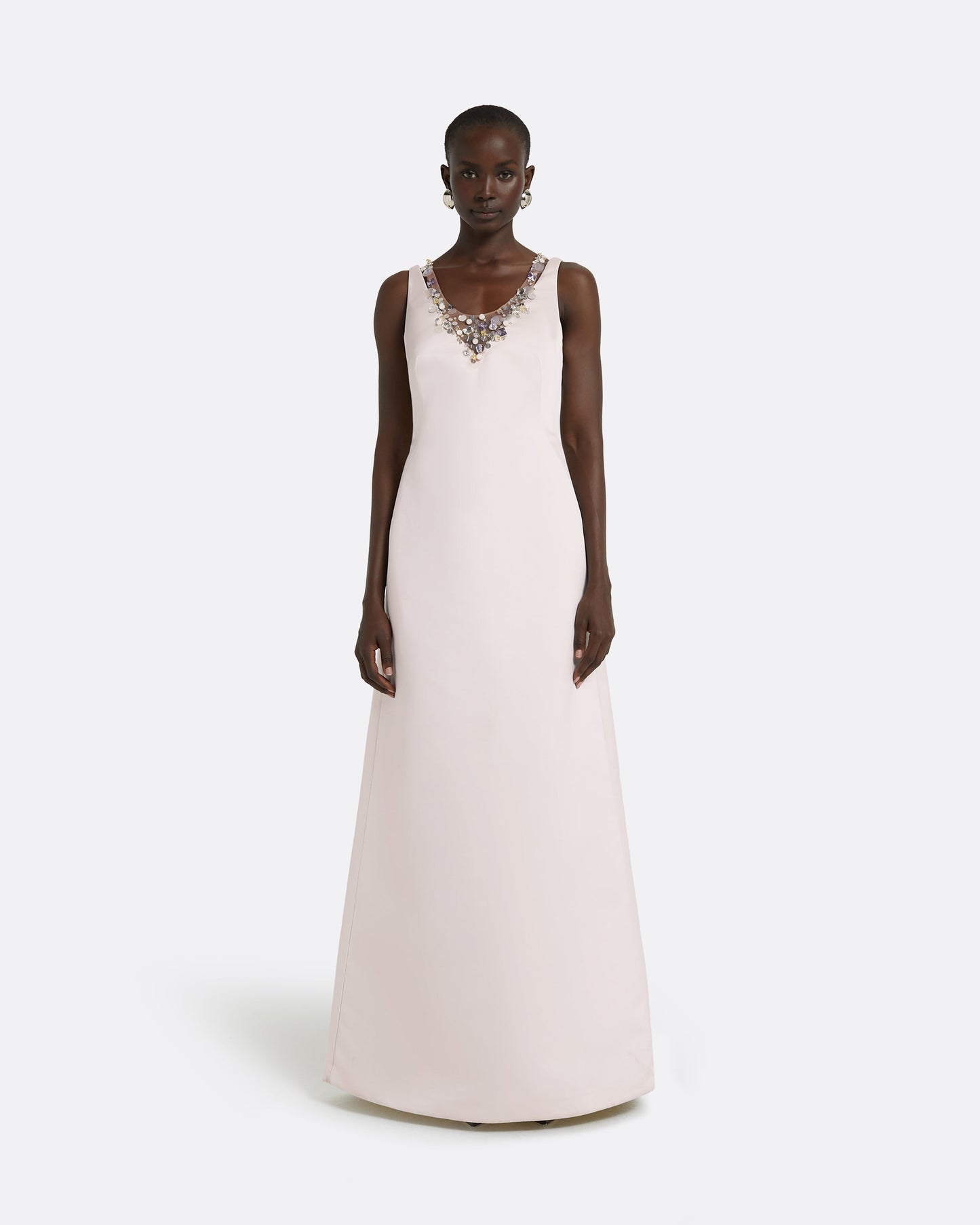 Mariam Barely Pink Long Dress