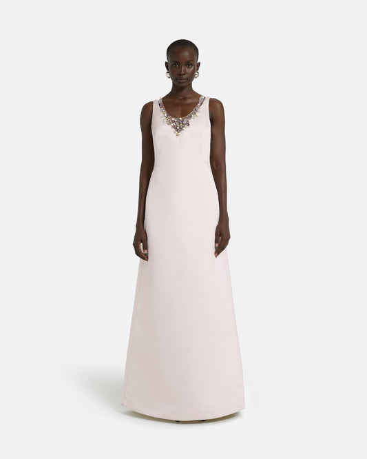 Mariam Barely Pink Long Dress