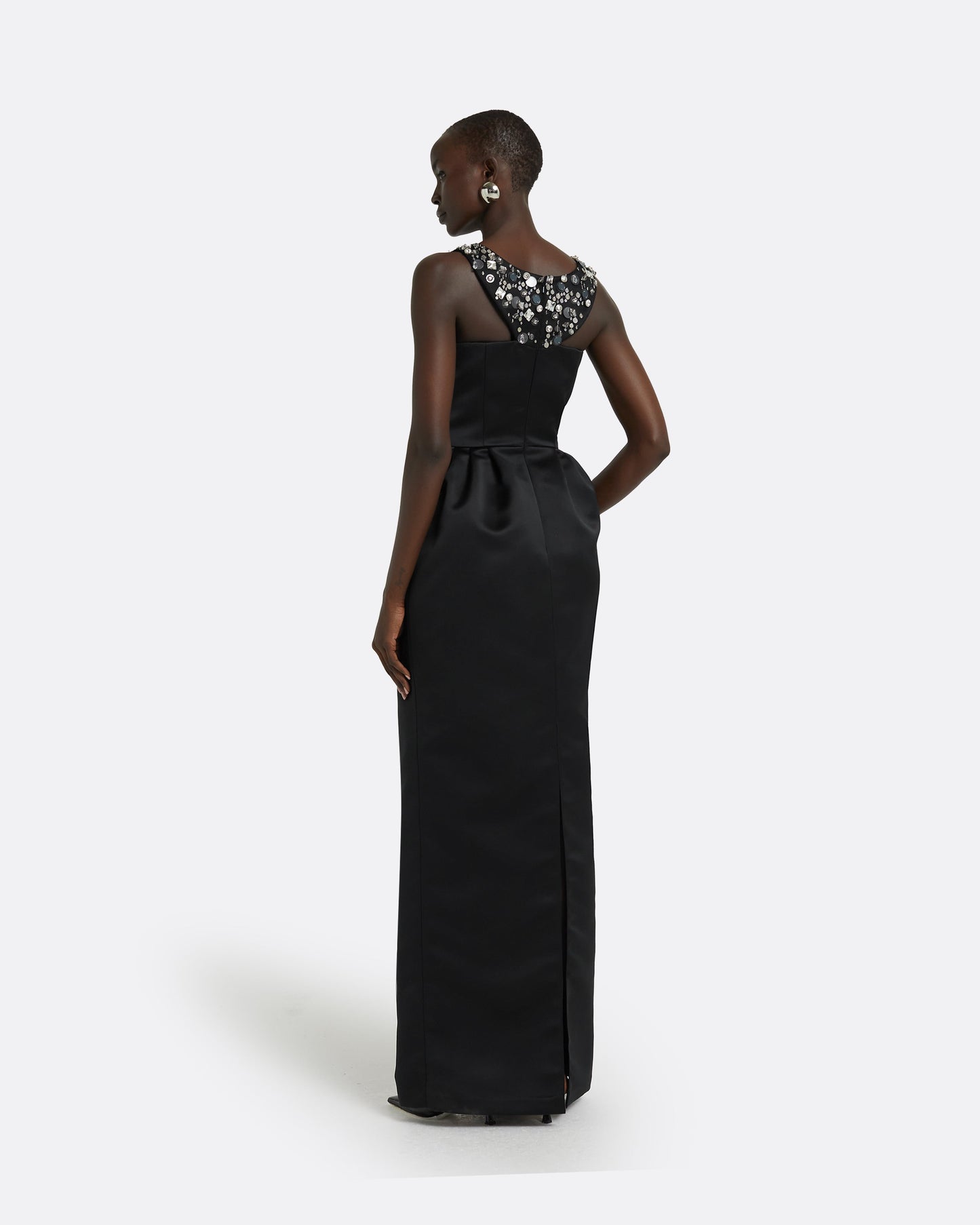 Trecchi Black Long Dress