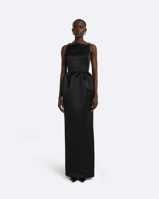 Trecchi Black Long Dress
