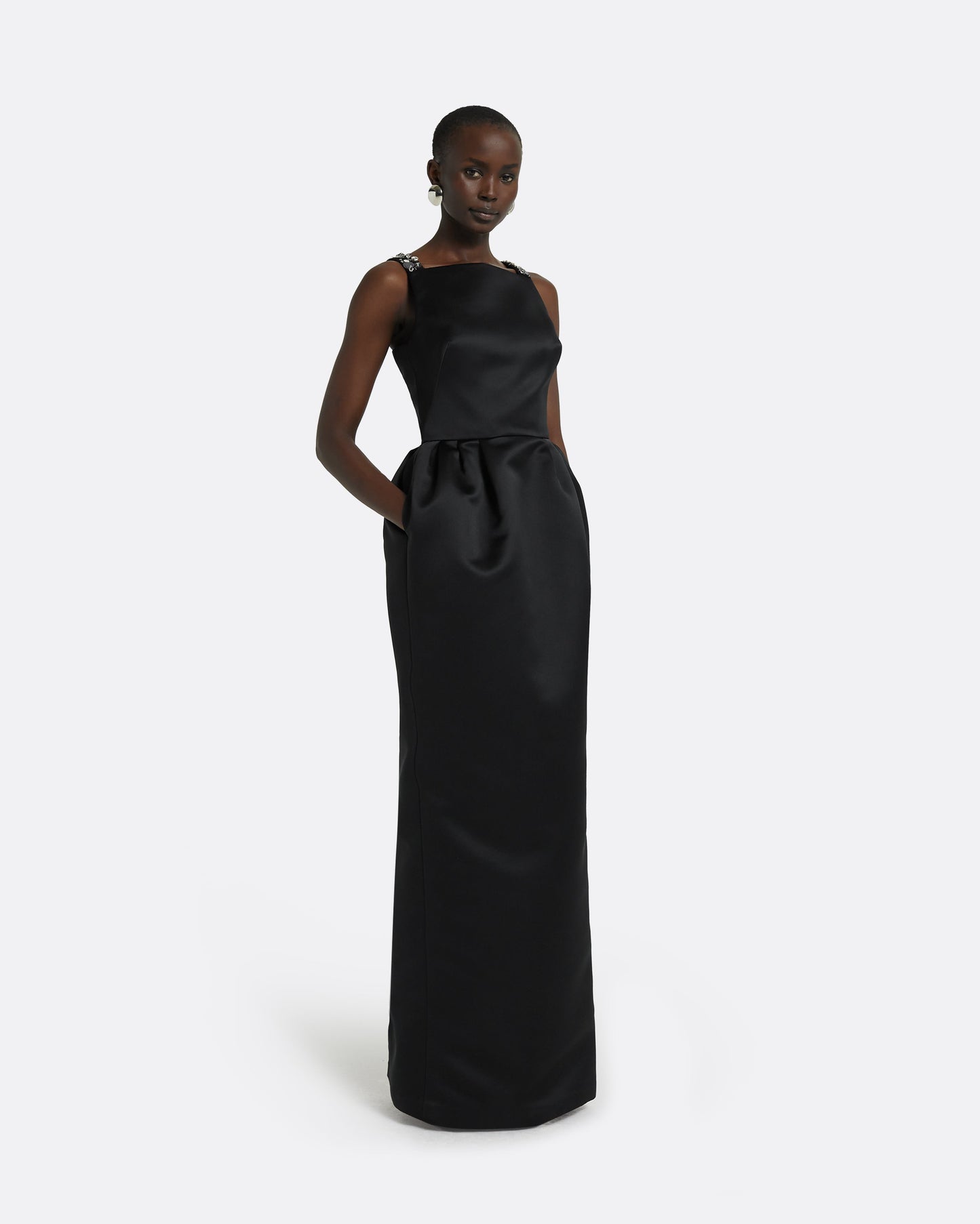 Trecchi Black Long Dress