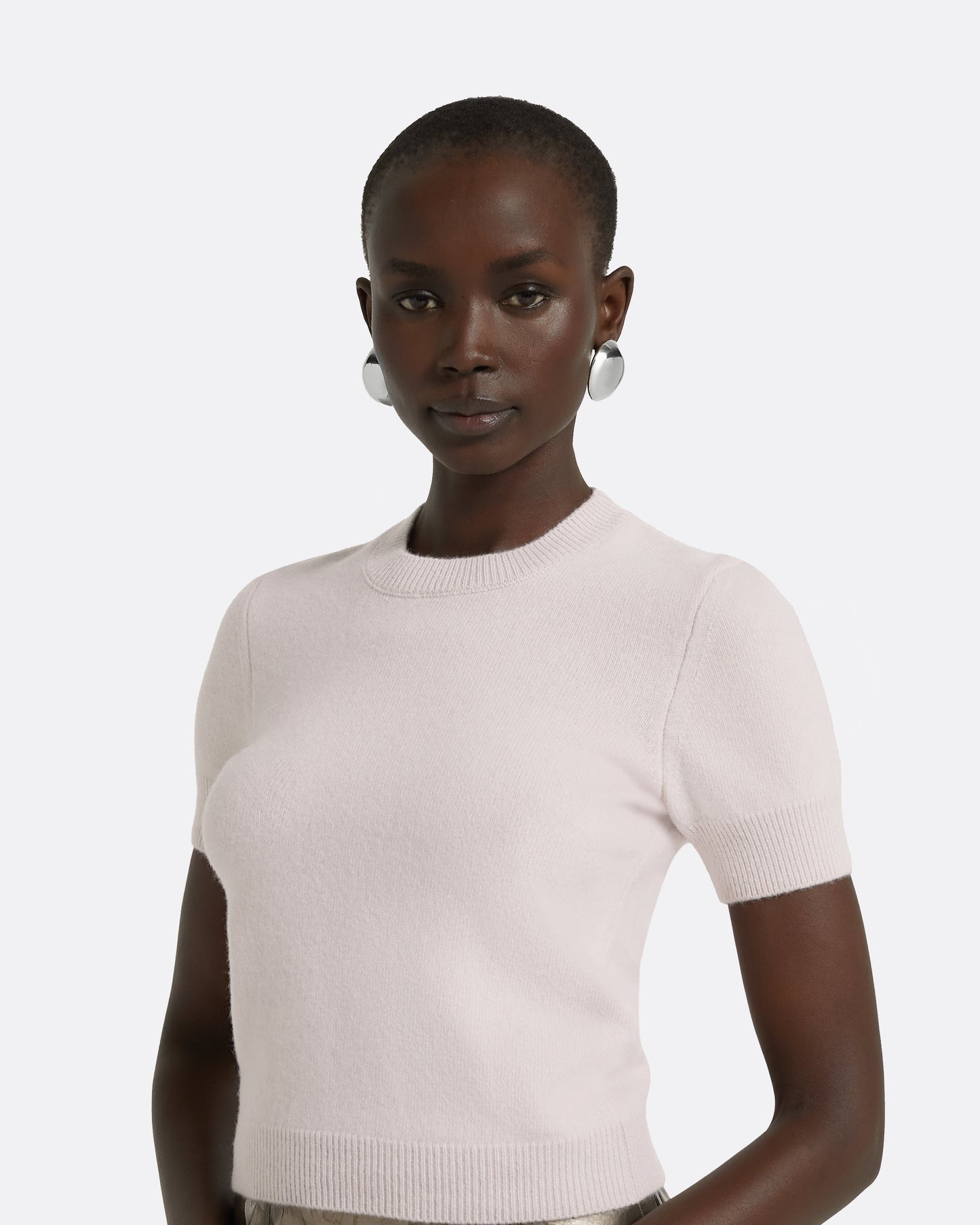 Zade Barely Pink Knit Top