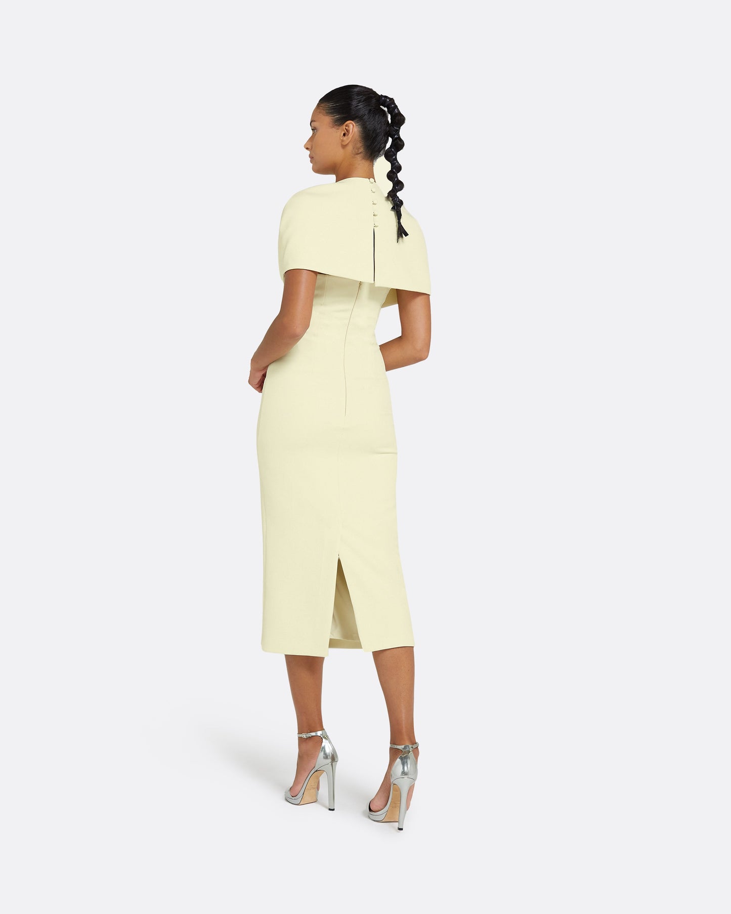 Flora Buttermilk Midi Dress