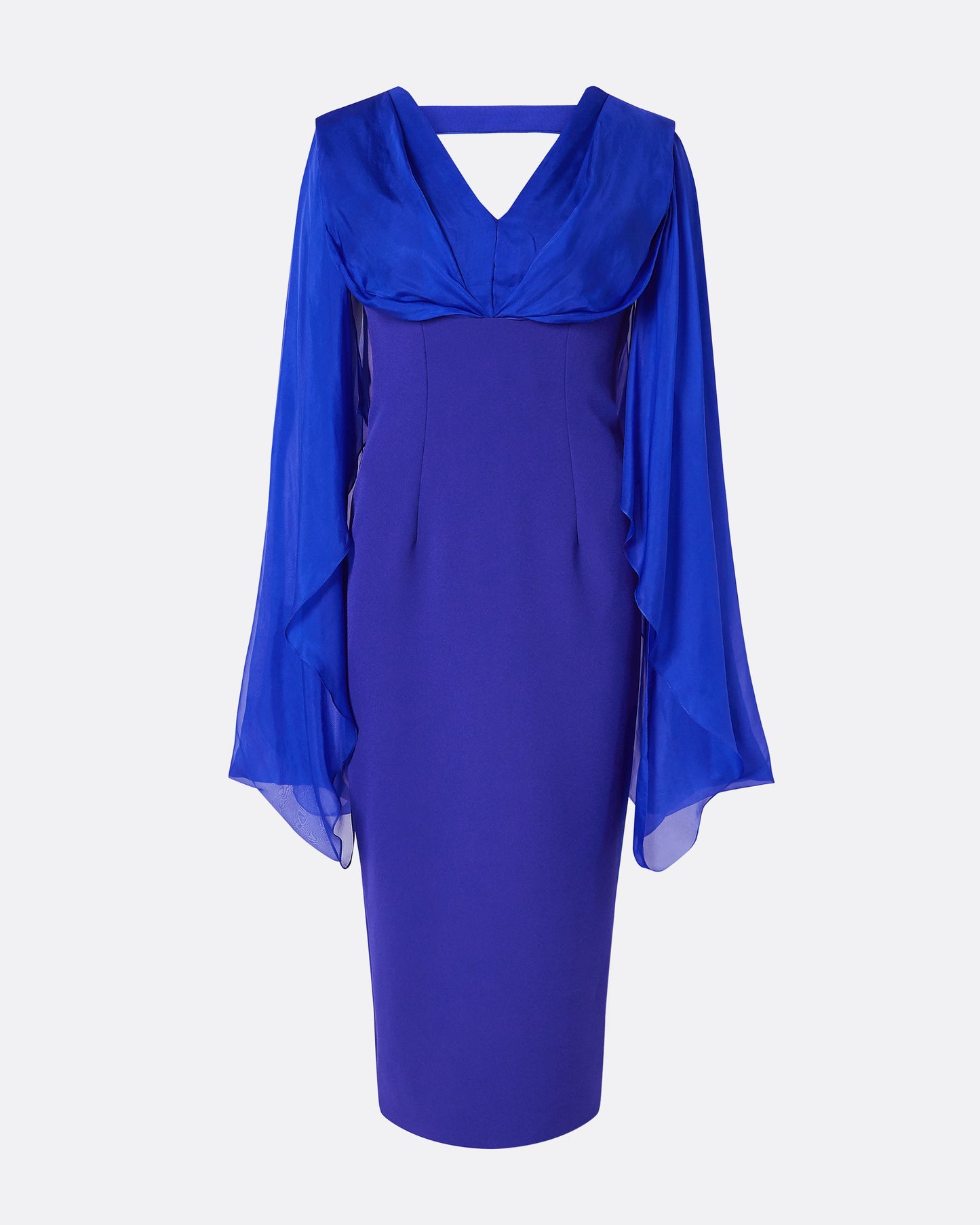 Grace Azure Blue Midi Dress