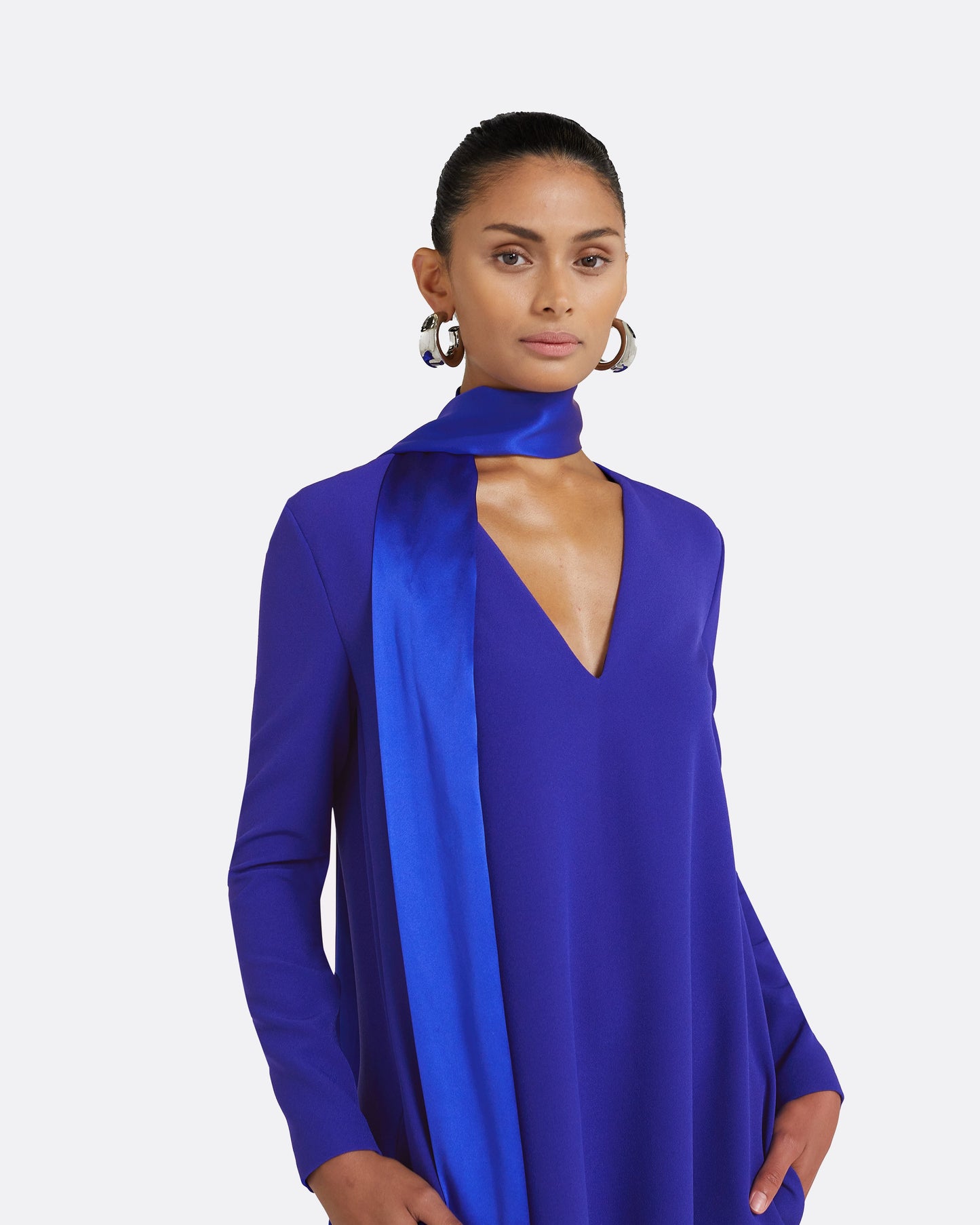 Aleah Azure Blue Long Dress