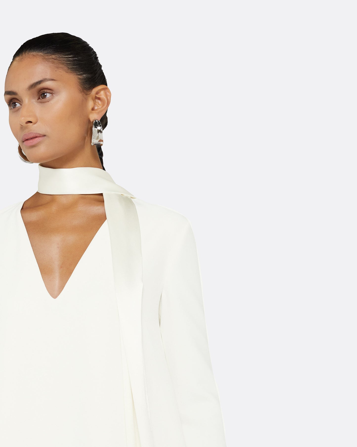 Aleah Ivory Long Dress