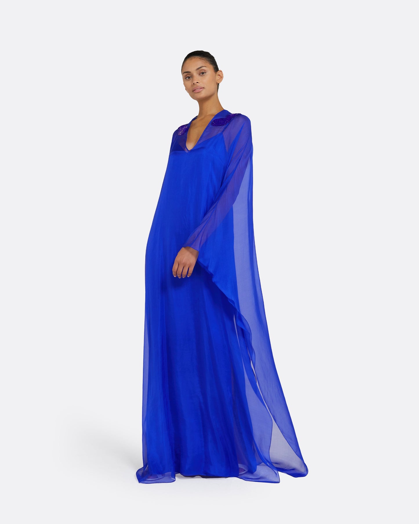 Marengo Azure Blue Long Dress