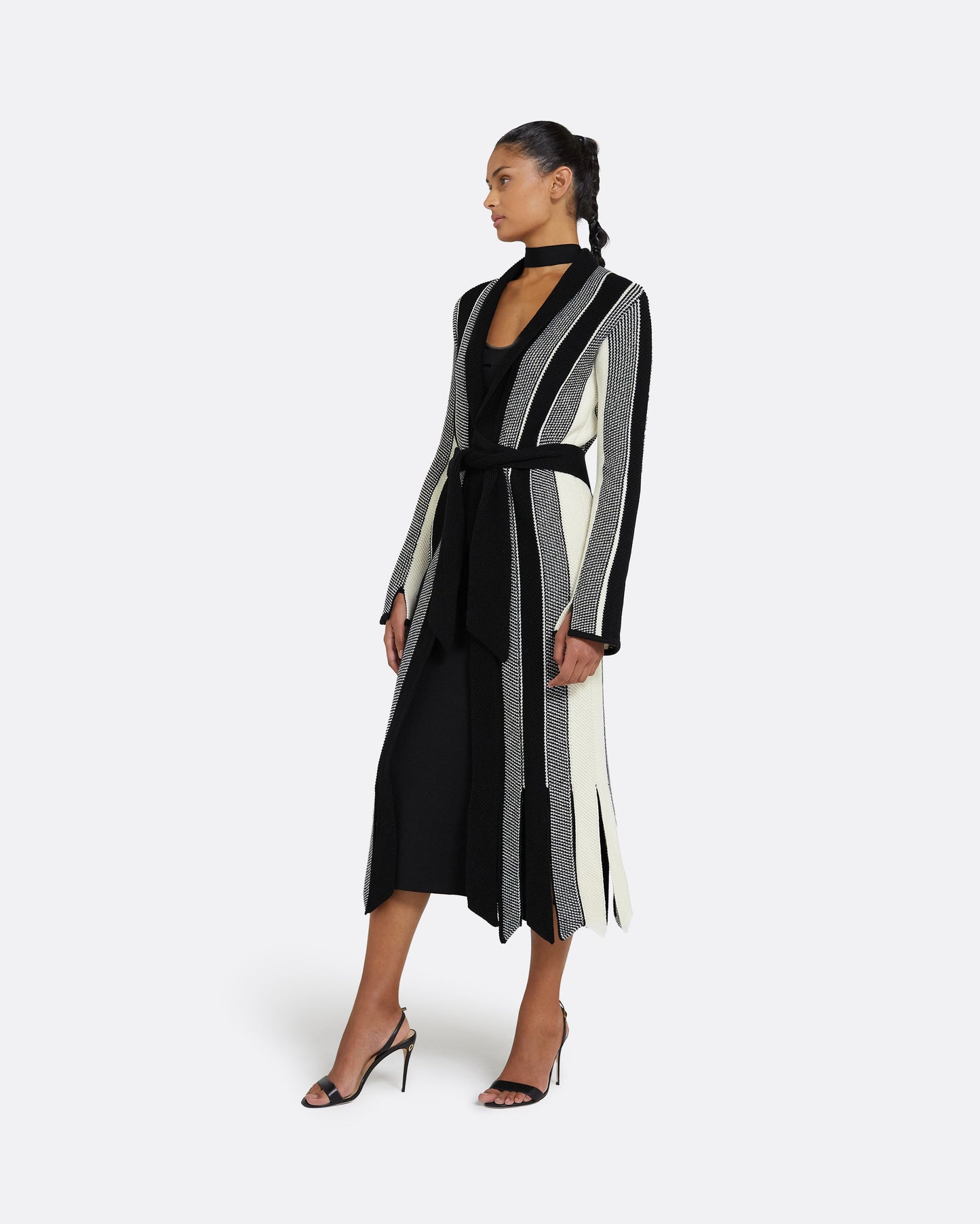 Aiko Multicolour Black/Buttermilk Knit