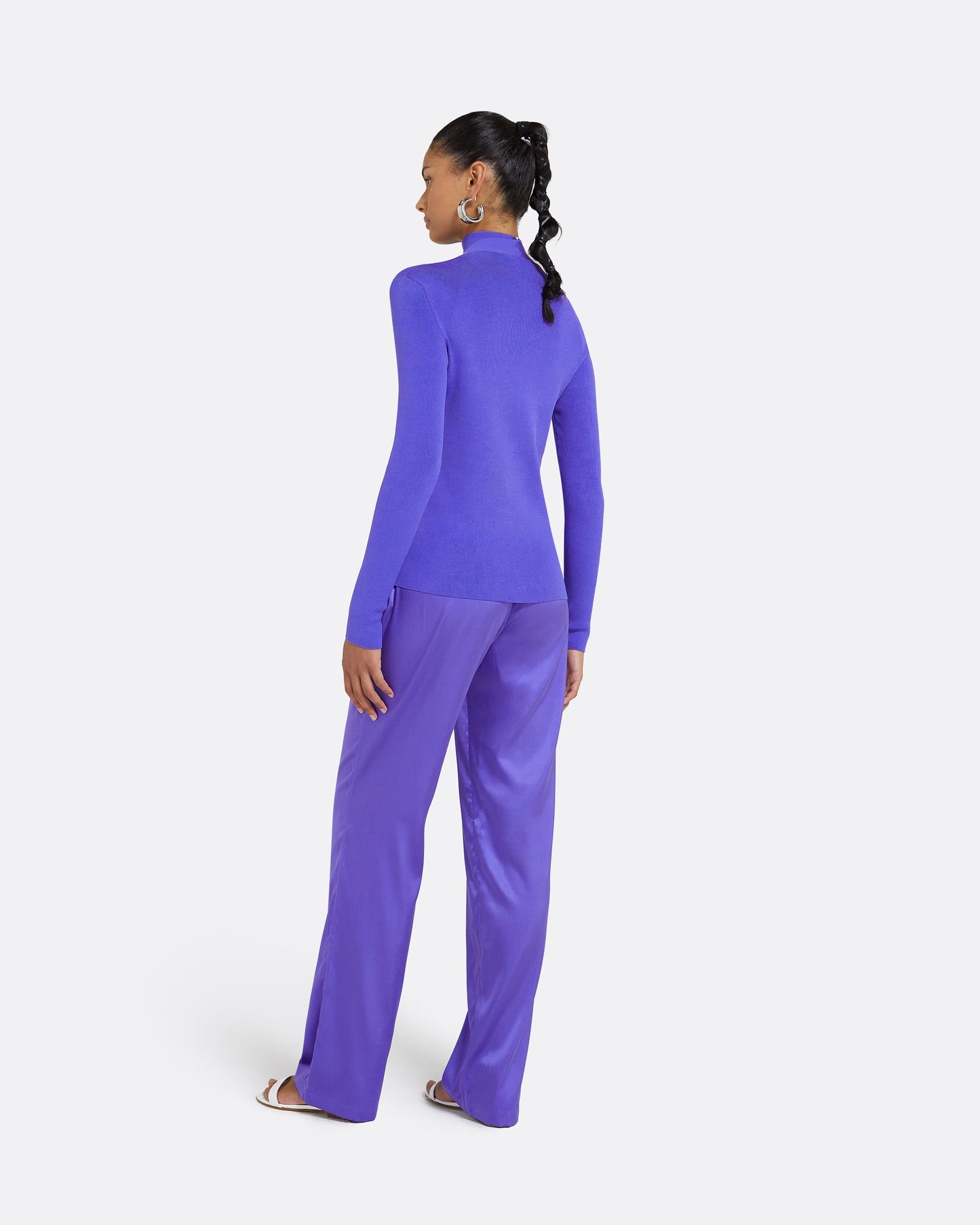 Mani Anemone Blue Knit Cardigan