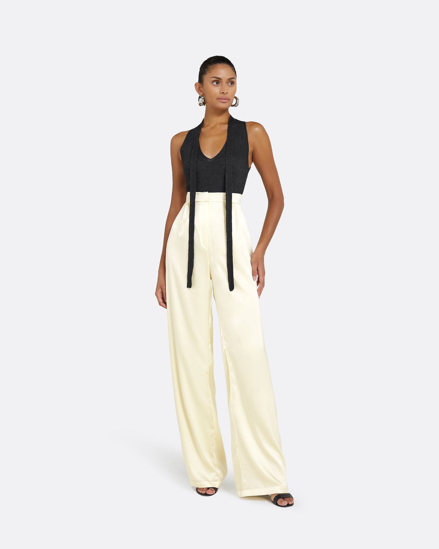 Titu Grey Melange Knit