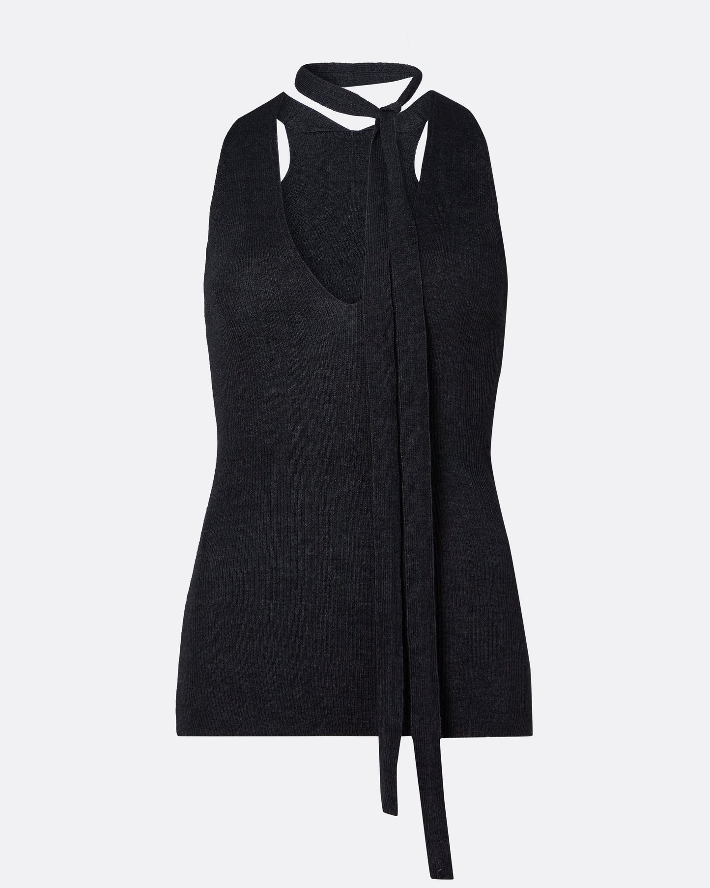 Titu Grey Melange Knit