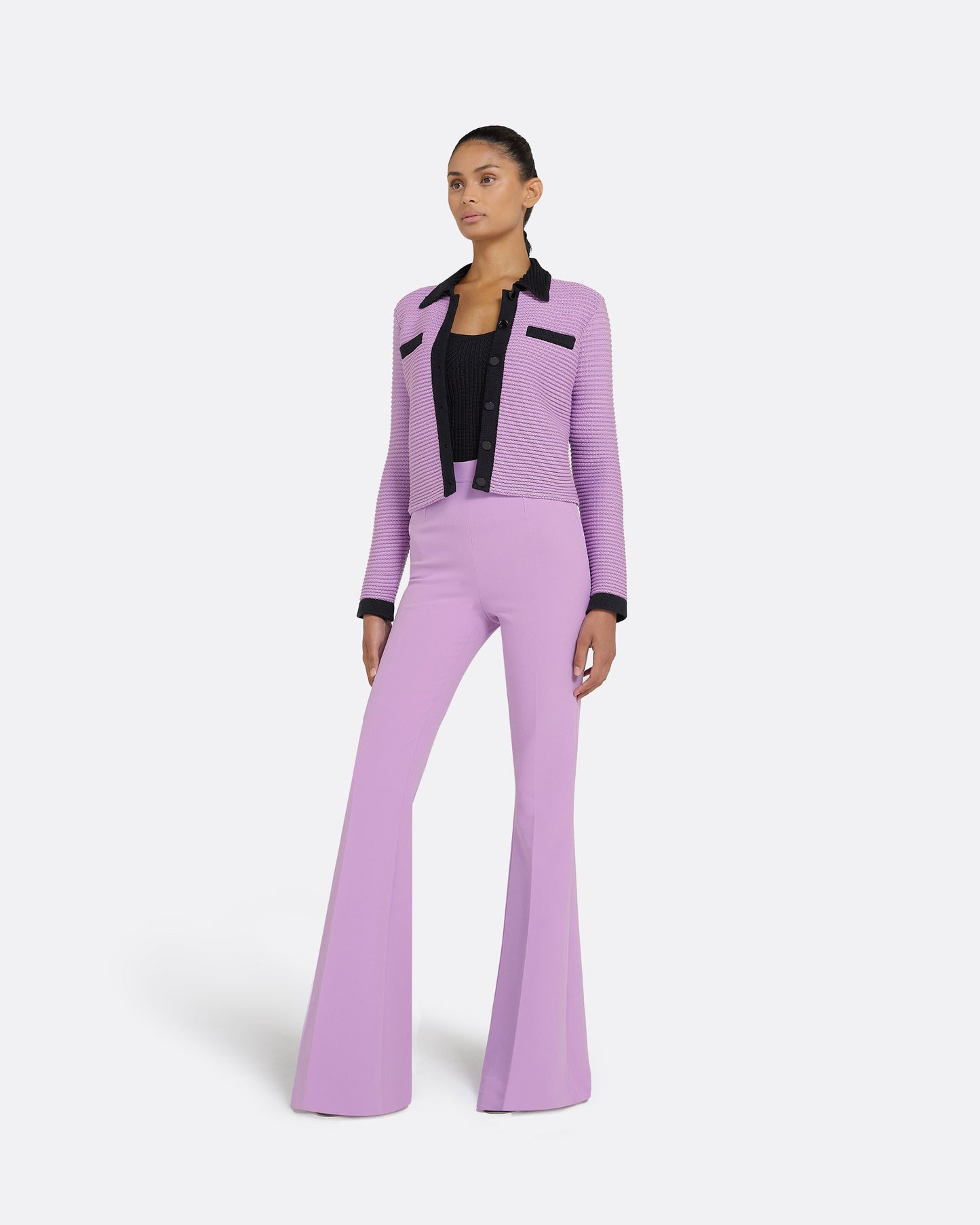 Artemis Lupine & Navy Crochet Jacket