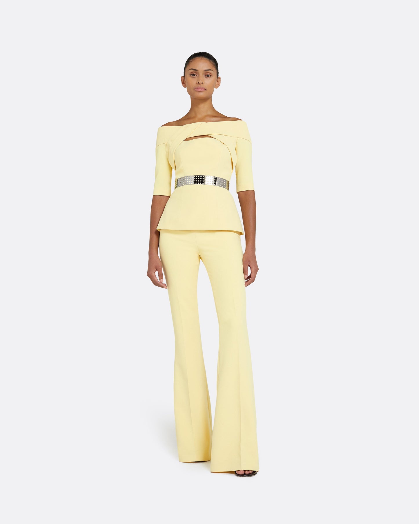 Halluana Pale Primrose Trousers