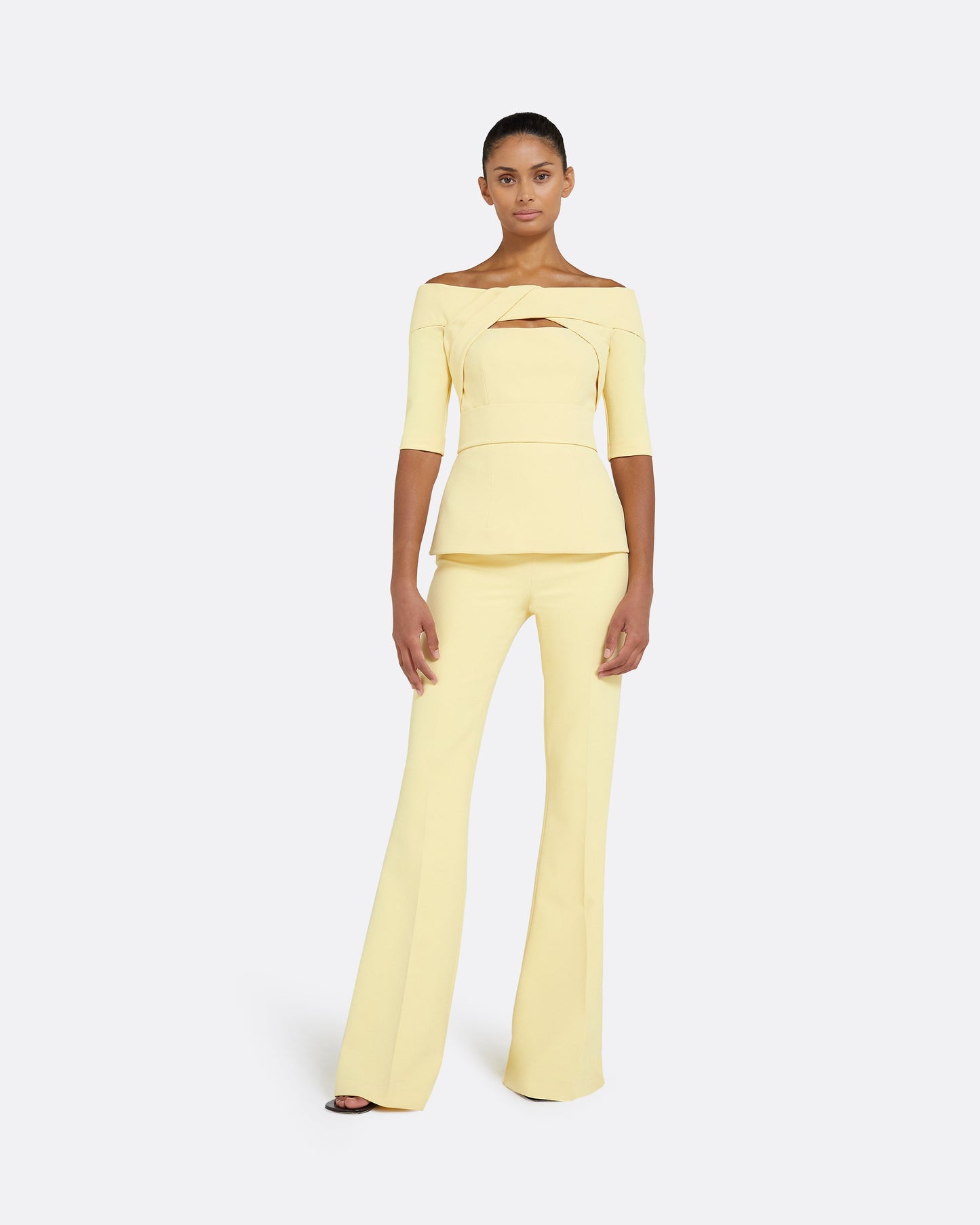 Halluana Pale Primrose Trousers