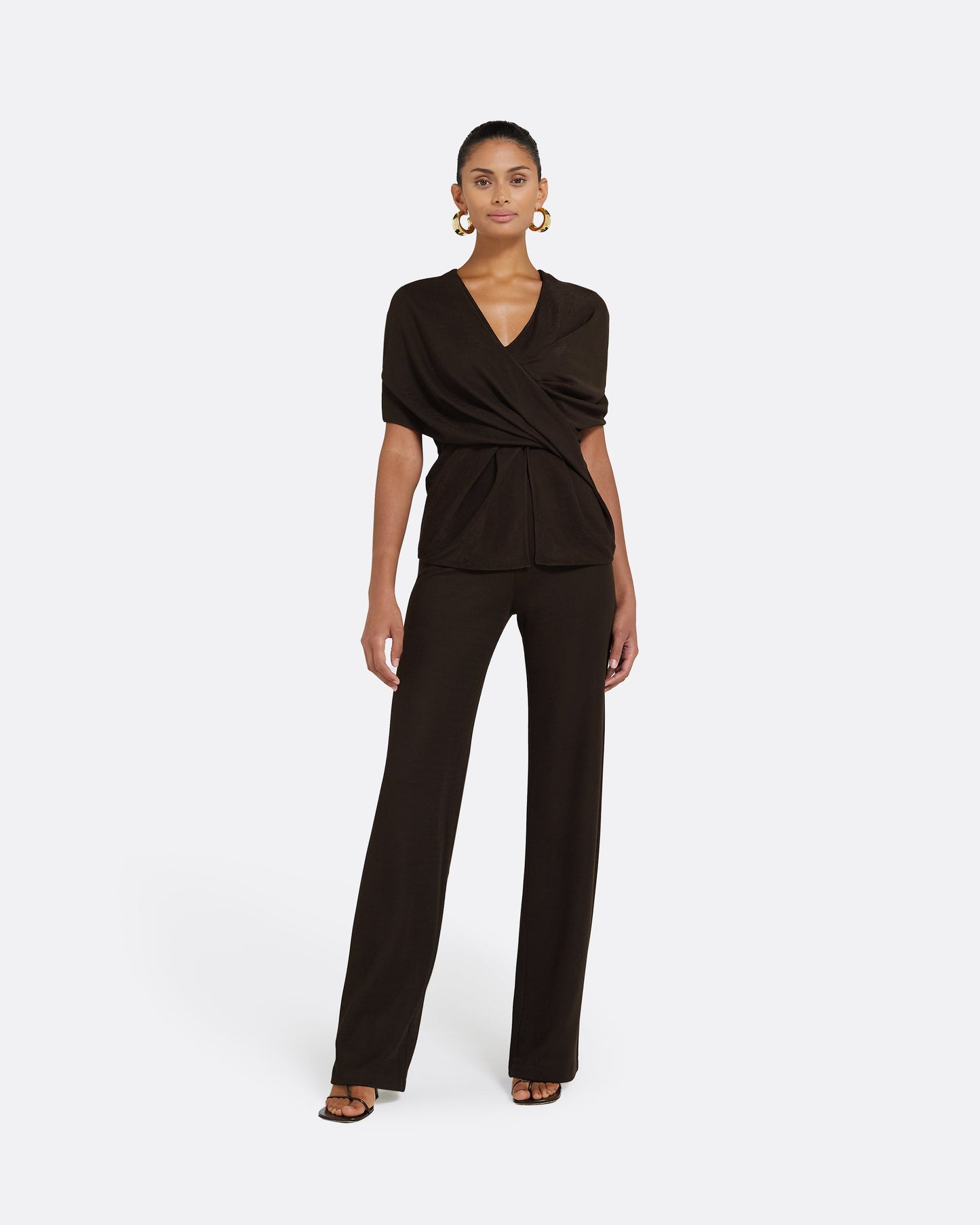 Lea Dark Mocha Trousers