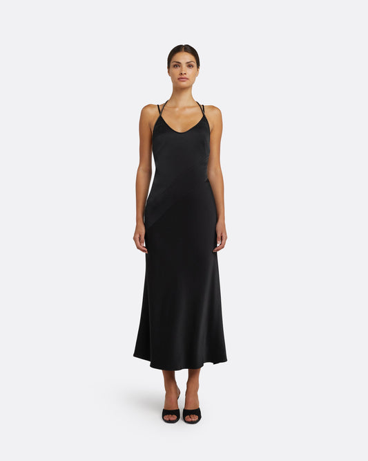 Robi Black Midi Dress