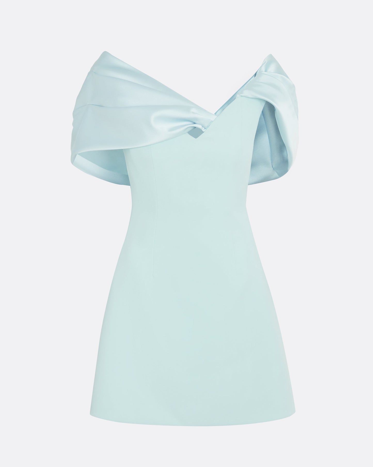 Abrana Baby Blue Short Dress