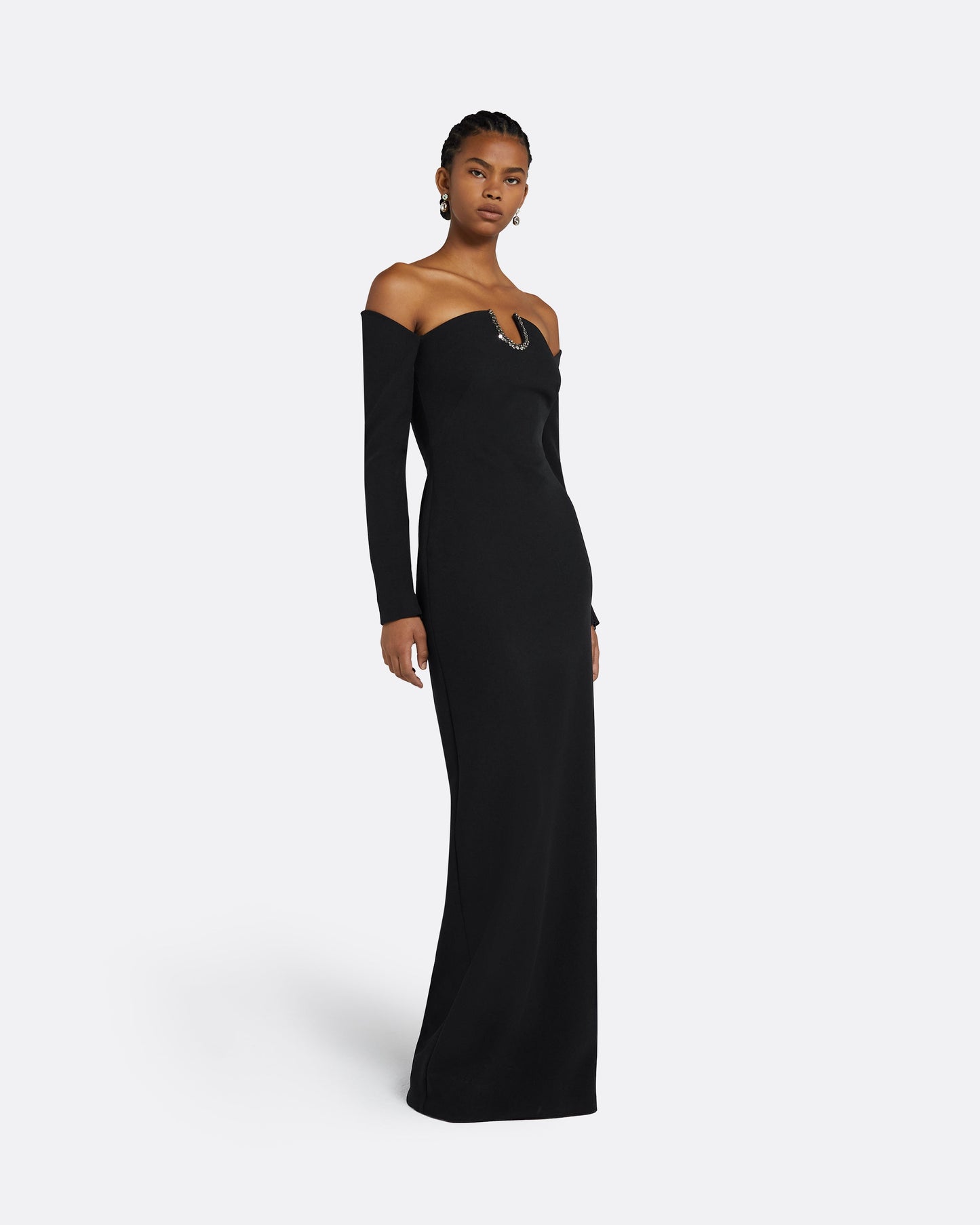 Bessy Black Long Dress