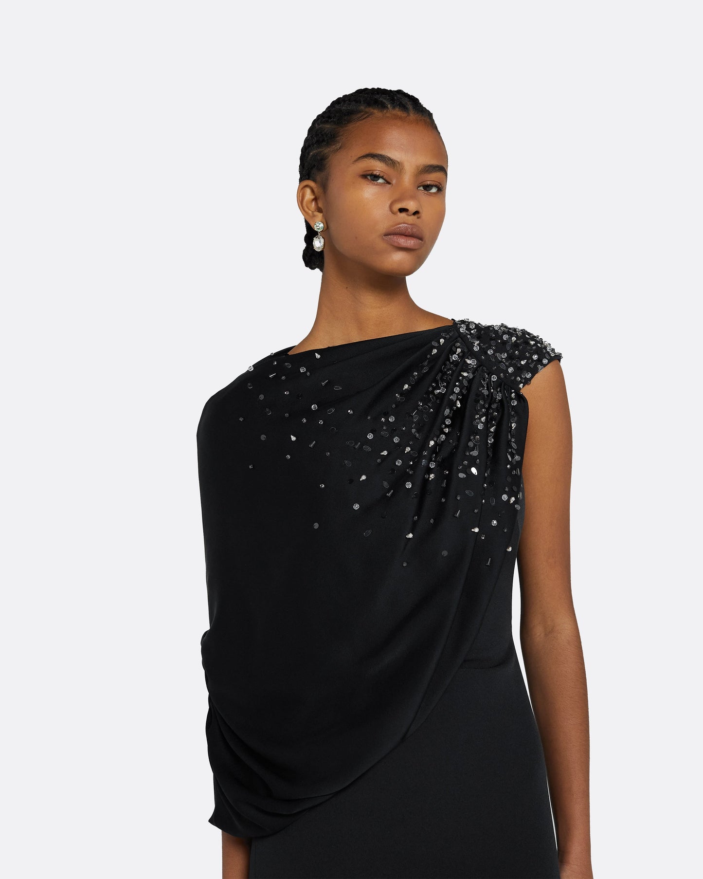 Aylin Black Long Dress