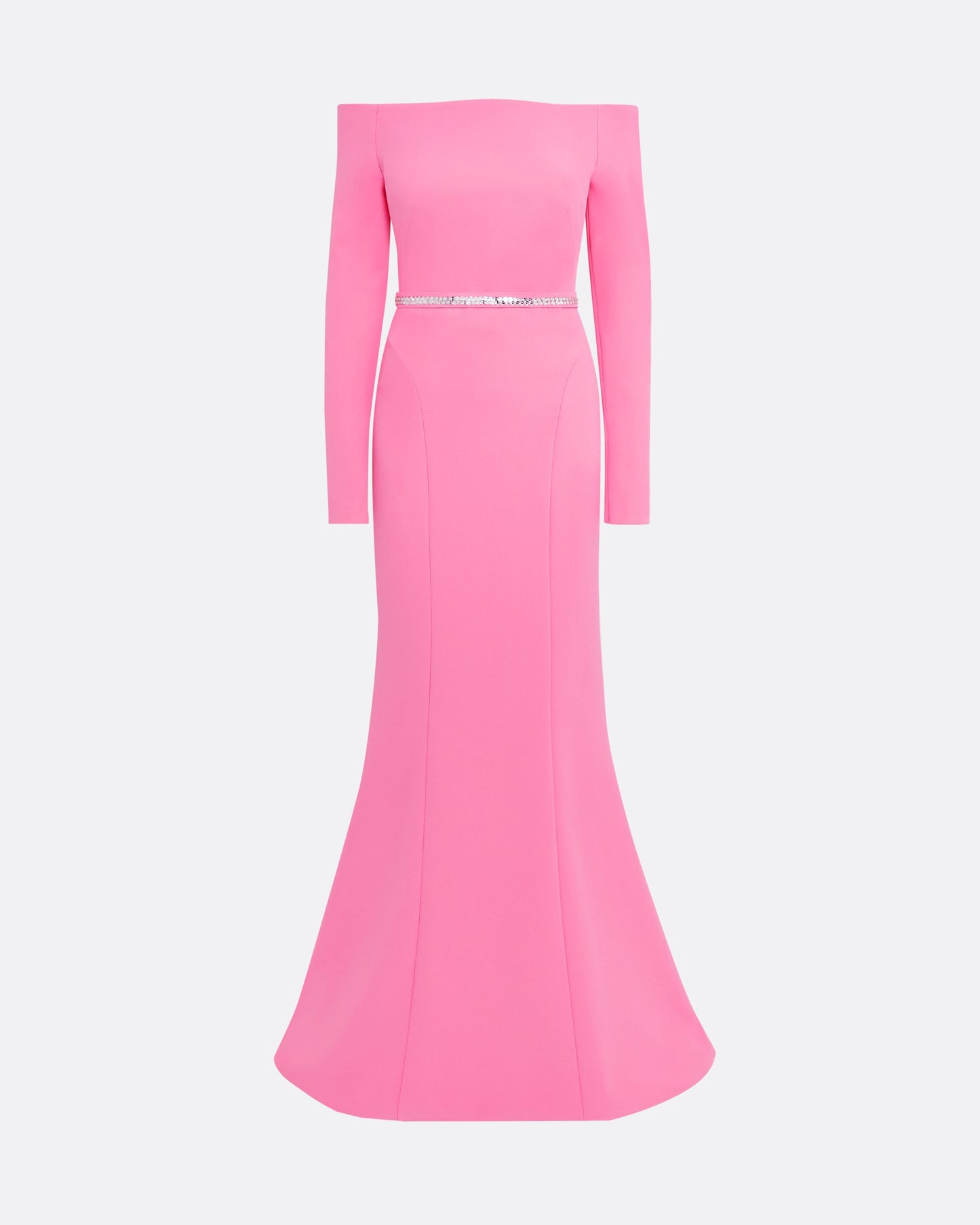 Rory Aurora Long Dress With Embroidered Belt