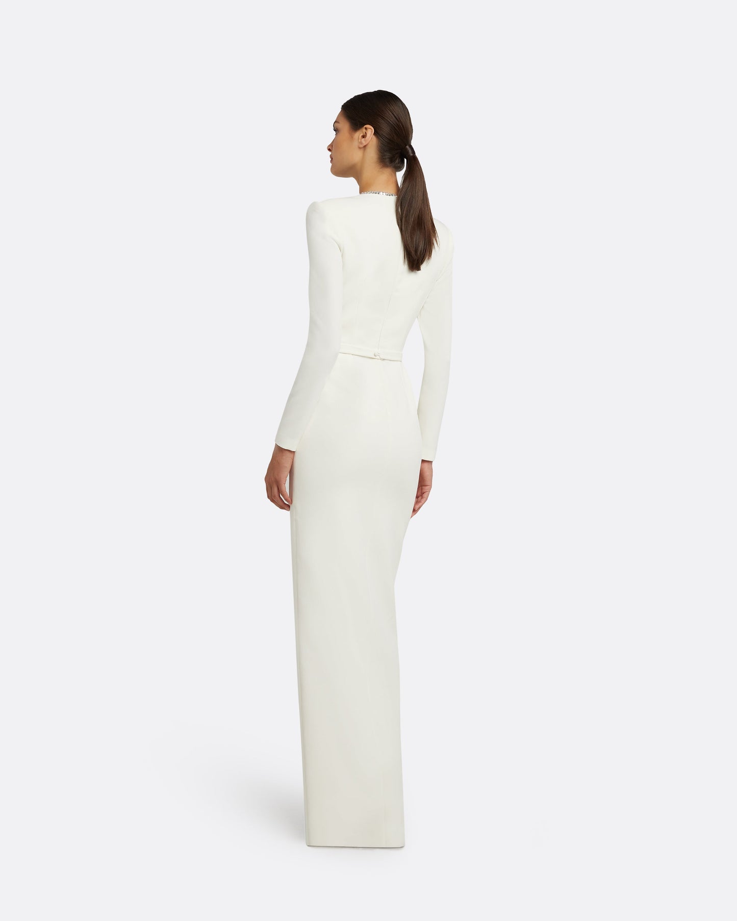 Ottavia Ivory Long Dress